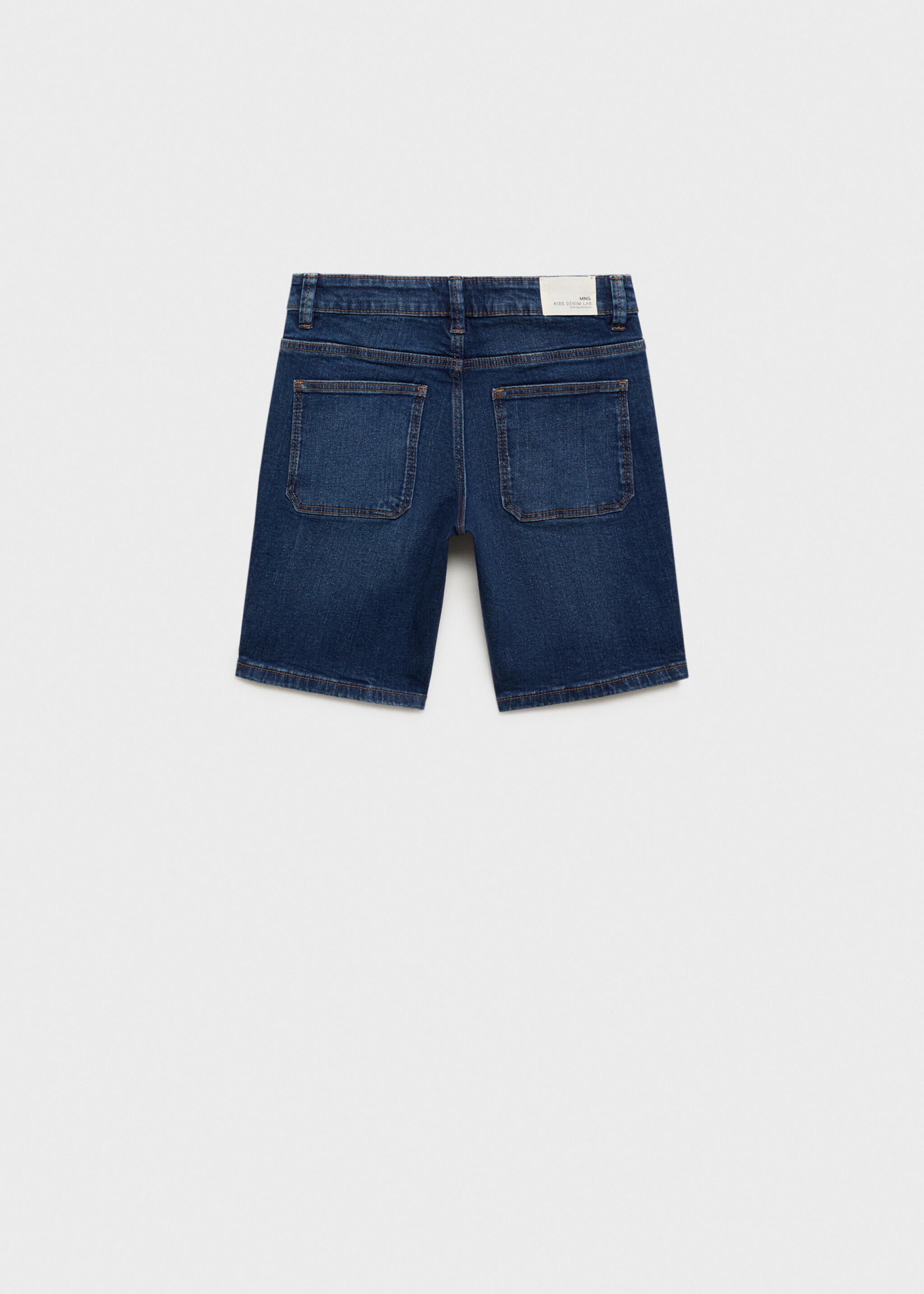 Denim Bermuda shorts - Reverse of the article
