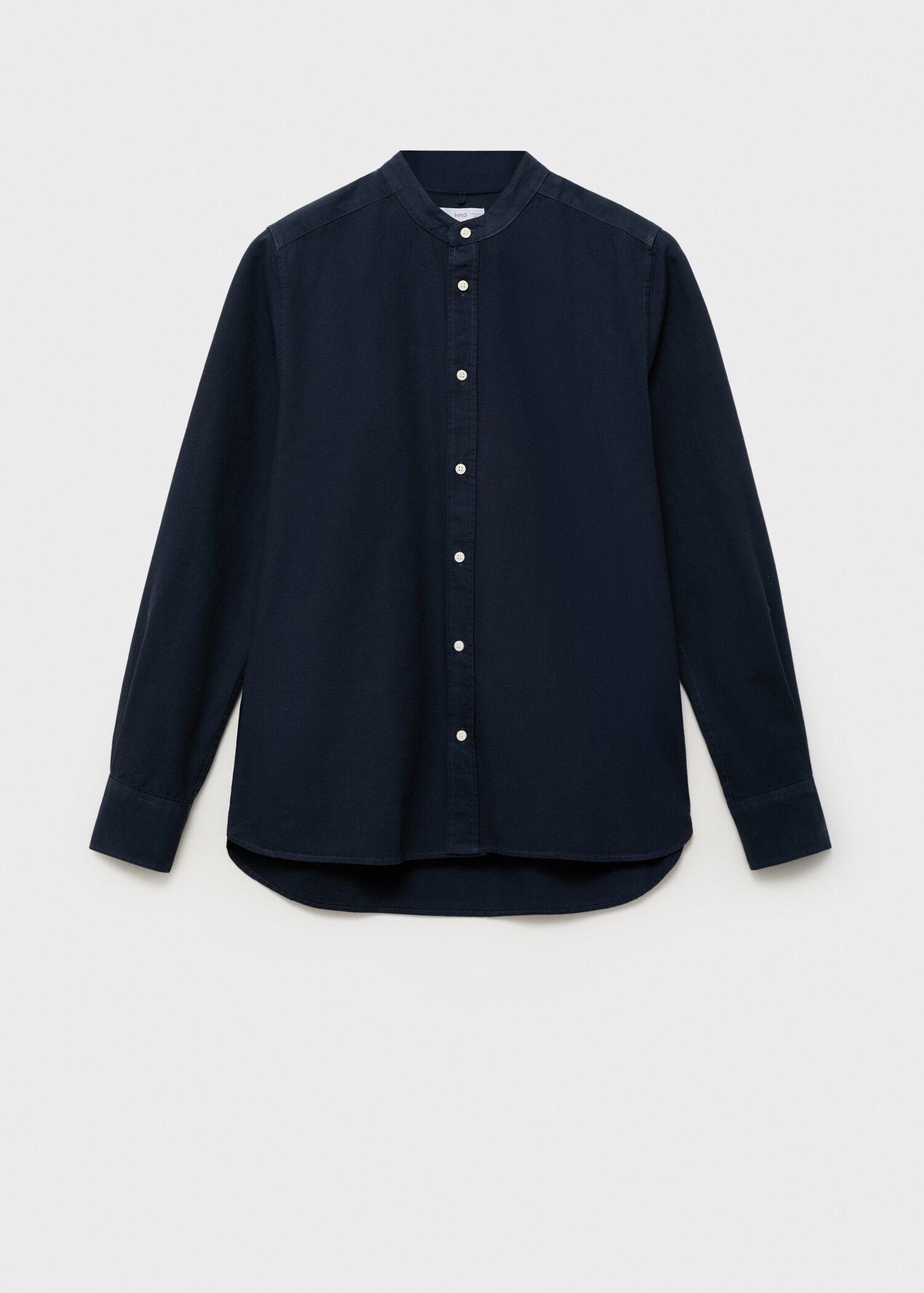 Camisa algodón lino cuello mao - Artículo sin modelo