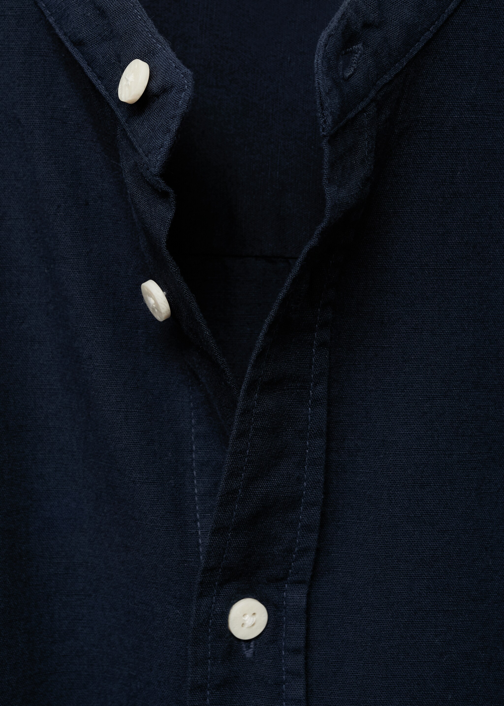 Camicia cotone con collo alla coreana - Dettaglio dell'articolo 8