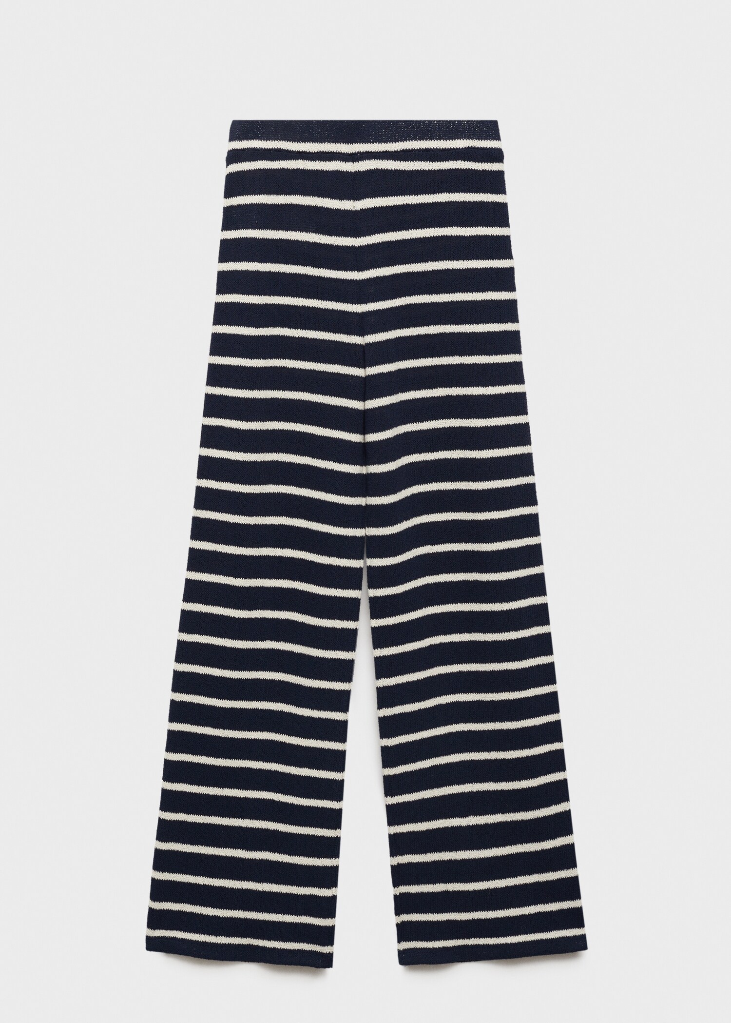 Striped knit pants - Article without model