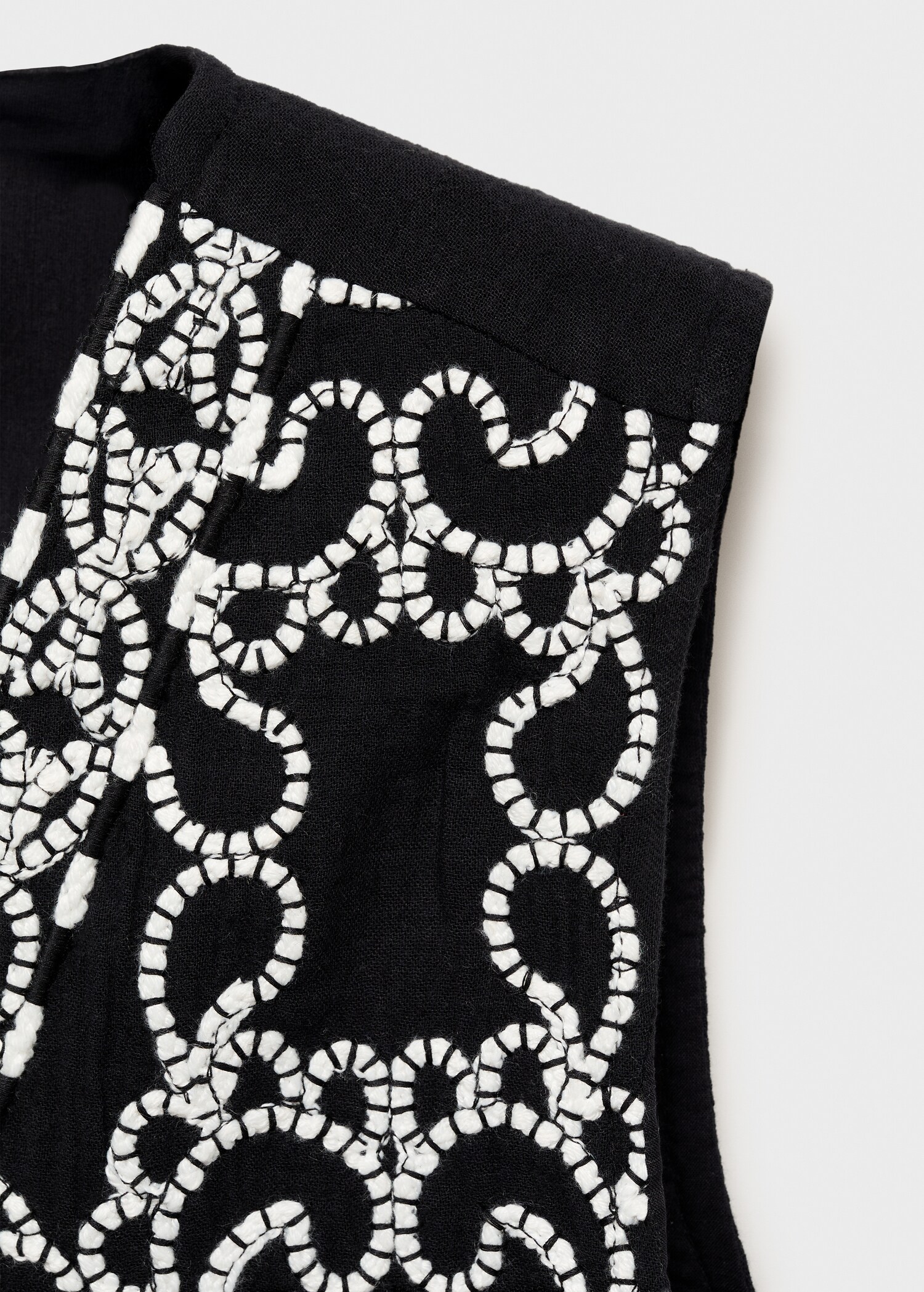 Geborduurd gilet - Detail van het artikel 0