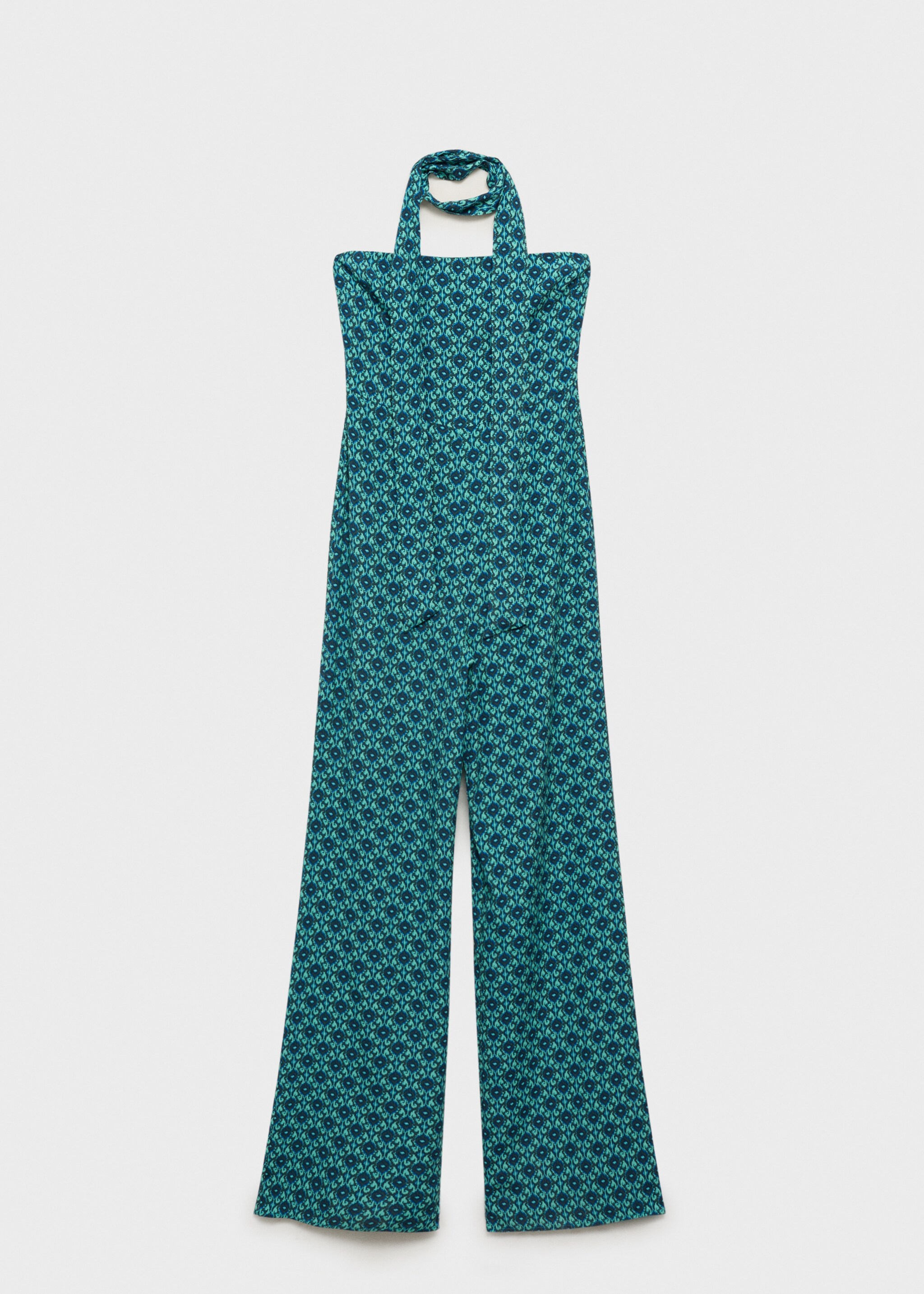 Printed jumpsuit with bow - Article without model
