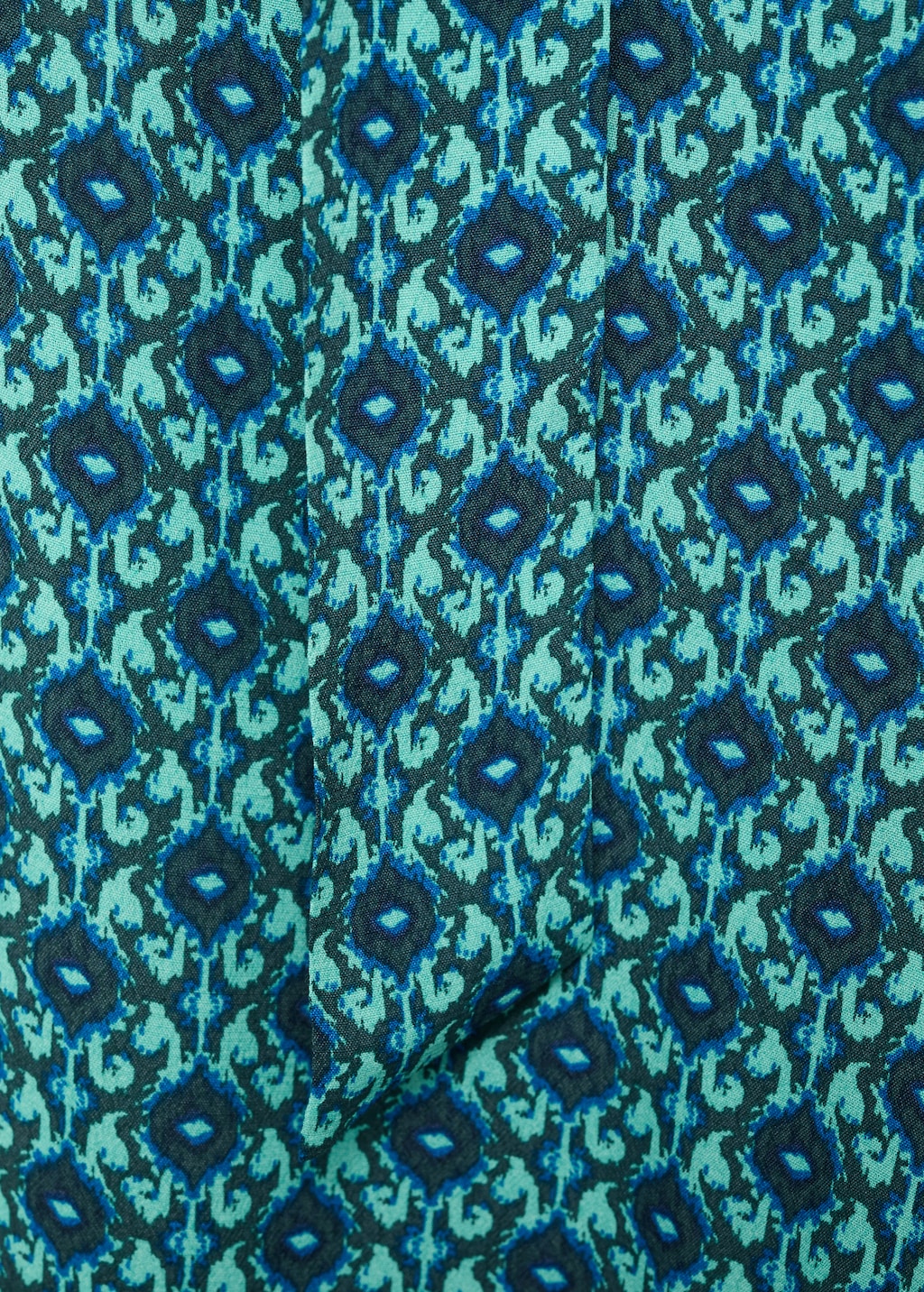 Printed jumpsuit with bow