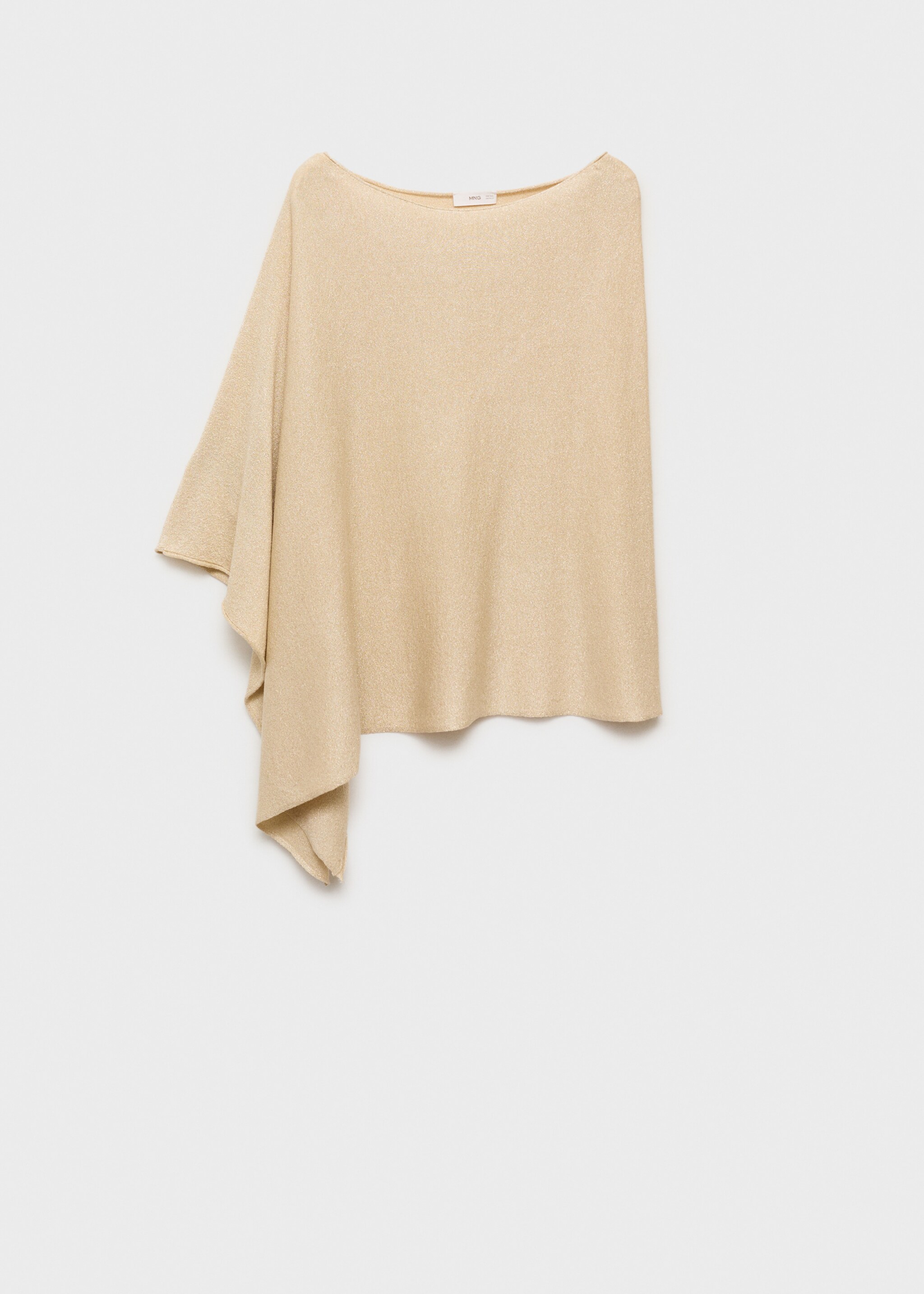 Lurex knitted cape - Article without model