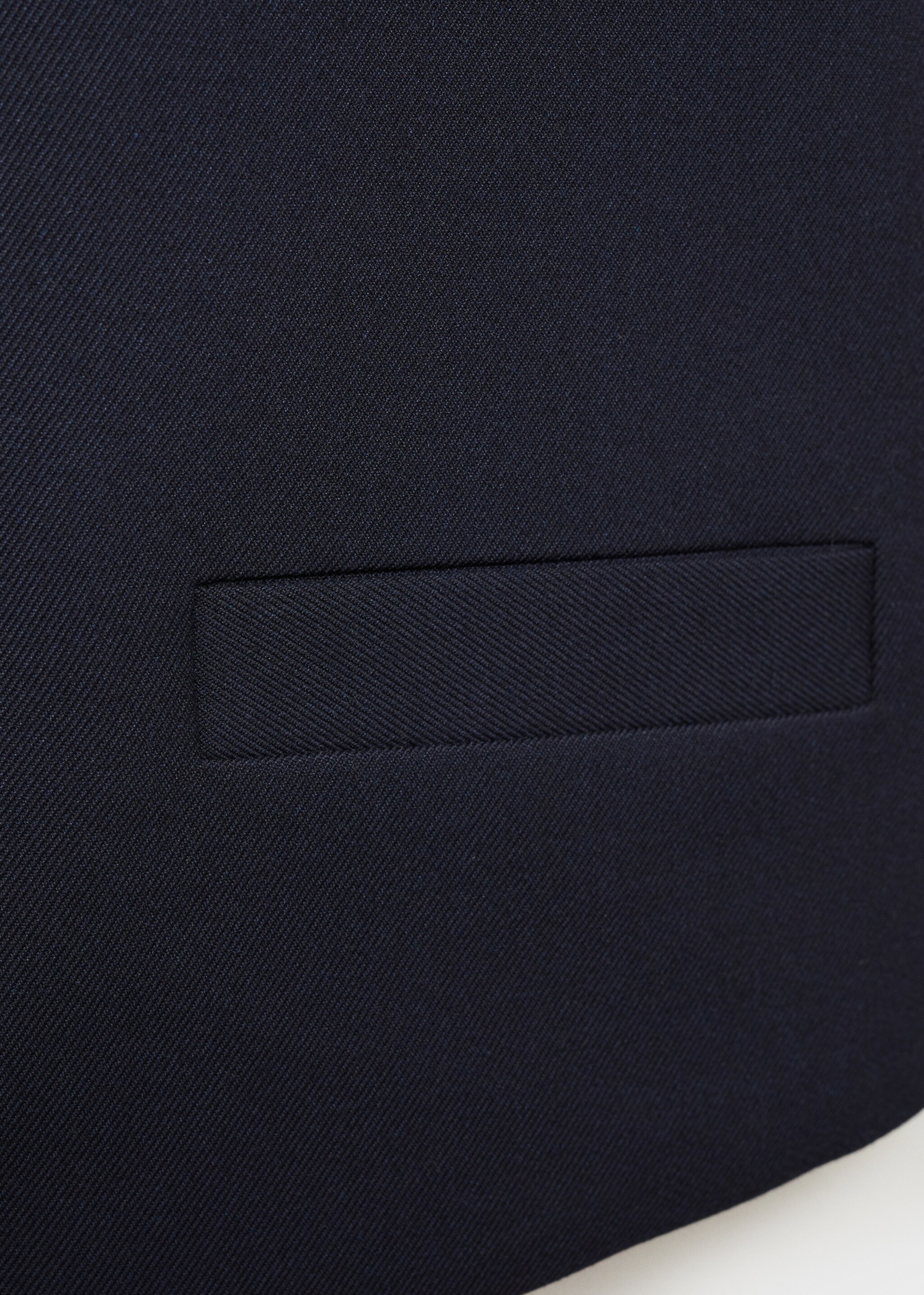 Slim-fit suit waistcoat - Details of the article 0