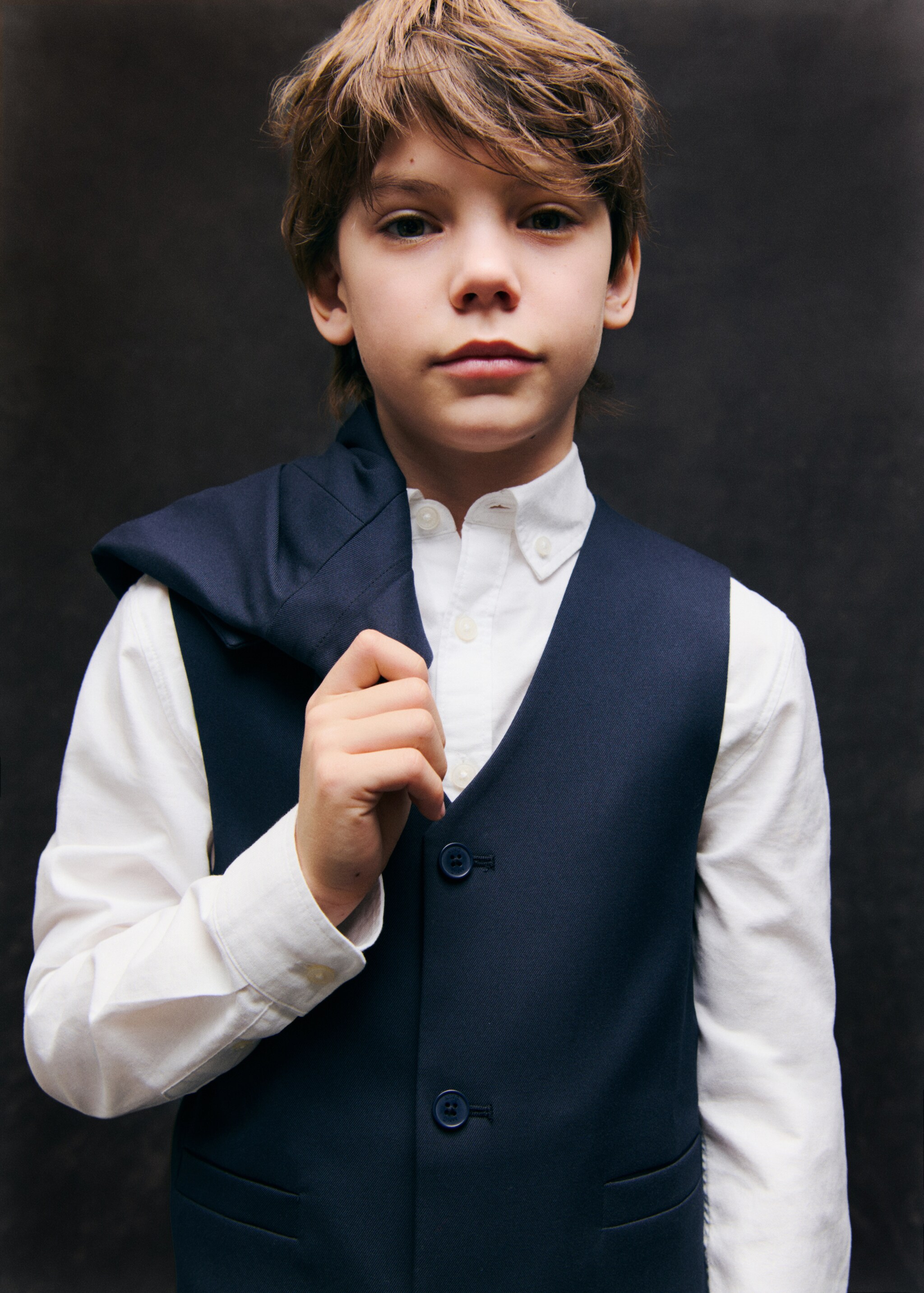 Slim-fit suit waistcoat - Details of the article 6
