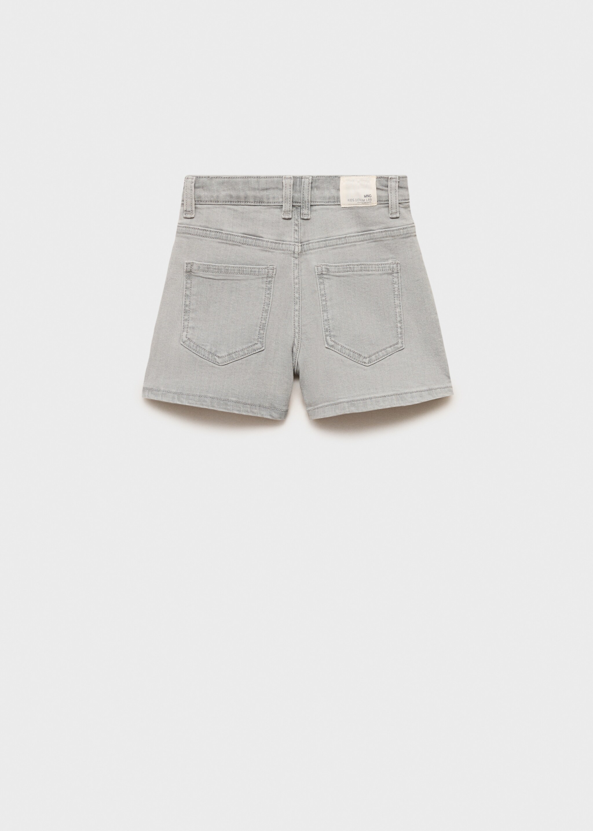 Shorts vaqueros rectos - Reverso del artículo