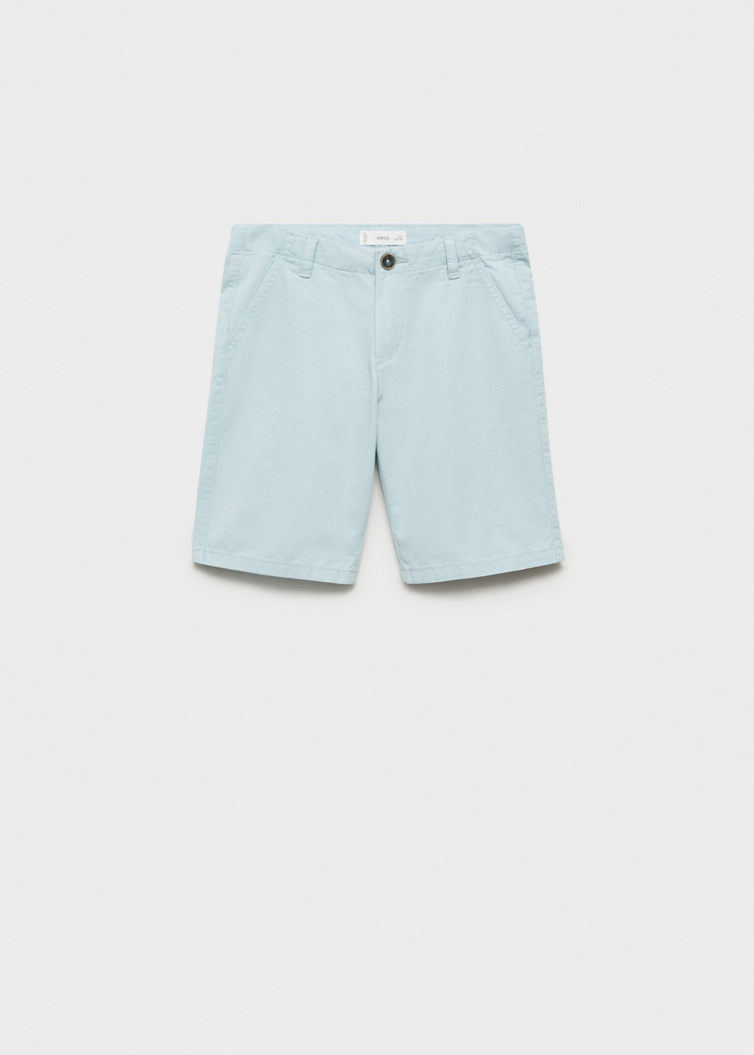 TU Boys Blue Cotton Bermuda Shorts Size 10 Years Regular Zip TU Boys Blue Cotton Bermuda Shorts Size 10 Years Regular Zip