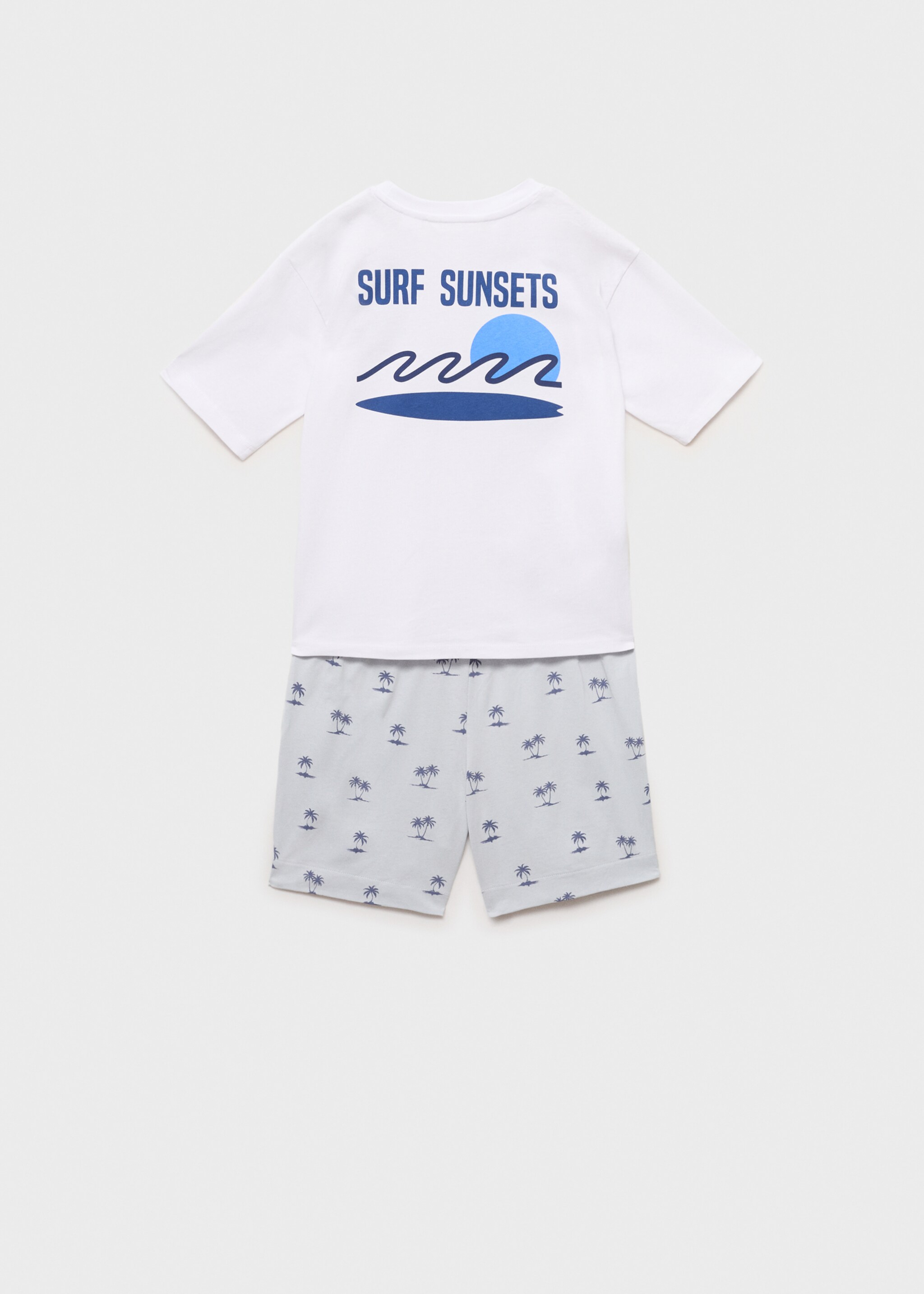 Pijama corto surf - Reverso del artículo