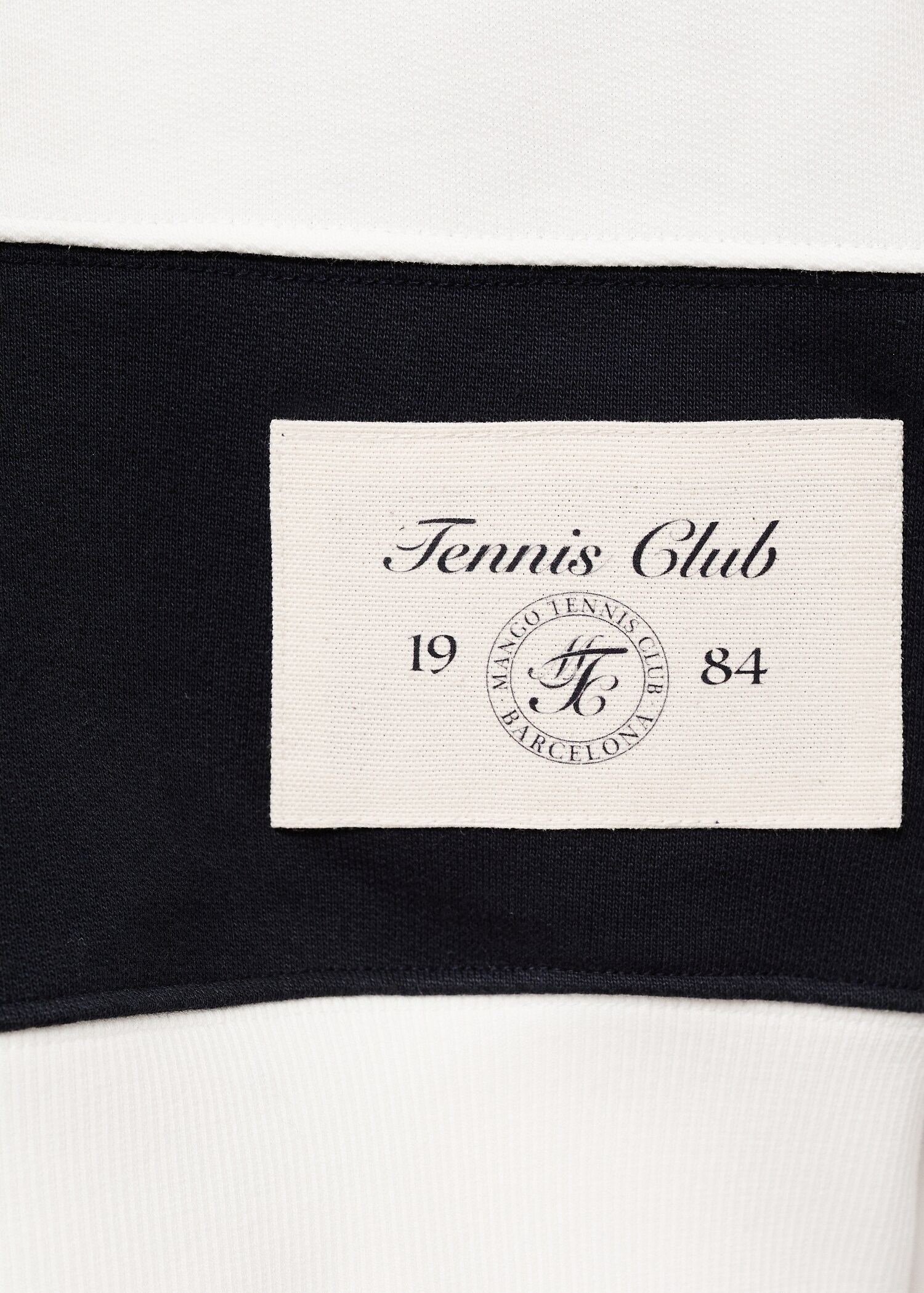 Sudadera rayas cuello polo - Detalle del artículo 0