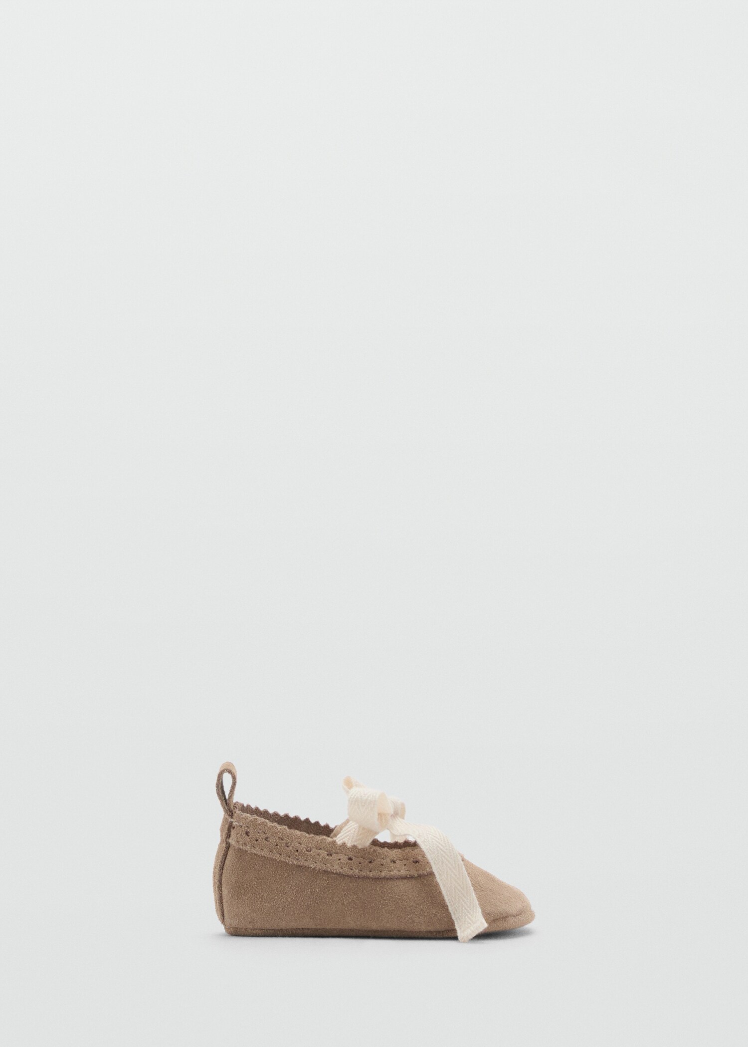 Ballet flats with leather bow - Article without model