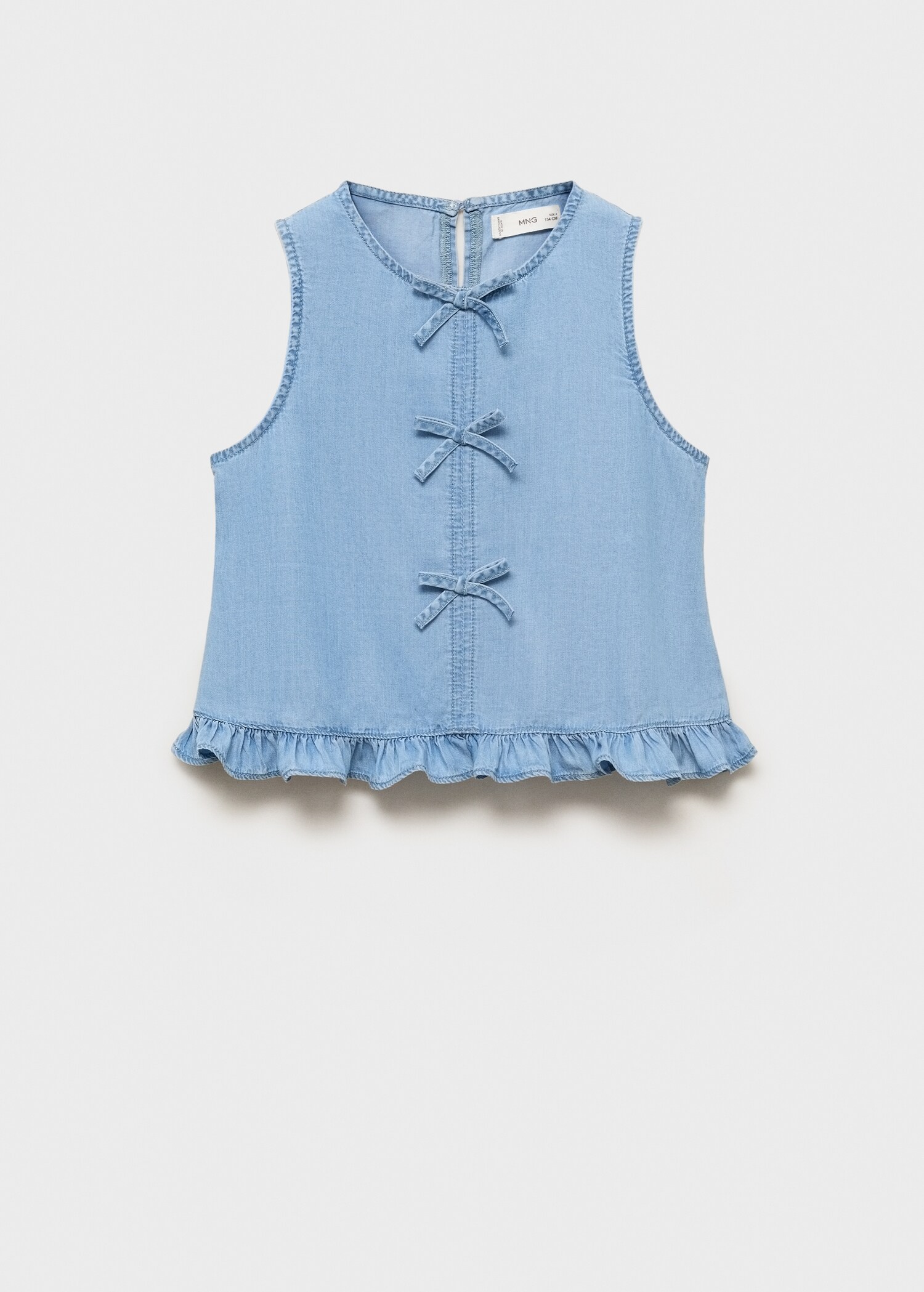 Bows fluid blouse - Article without model