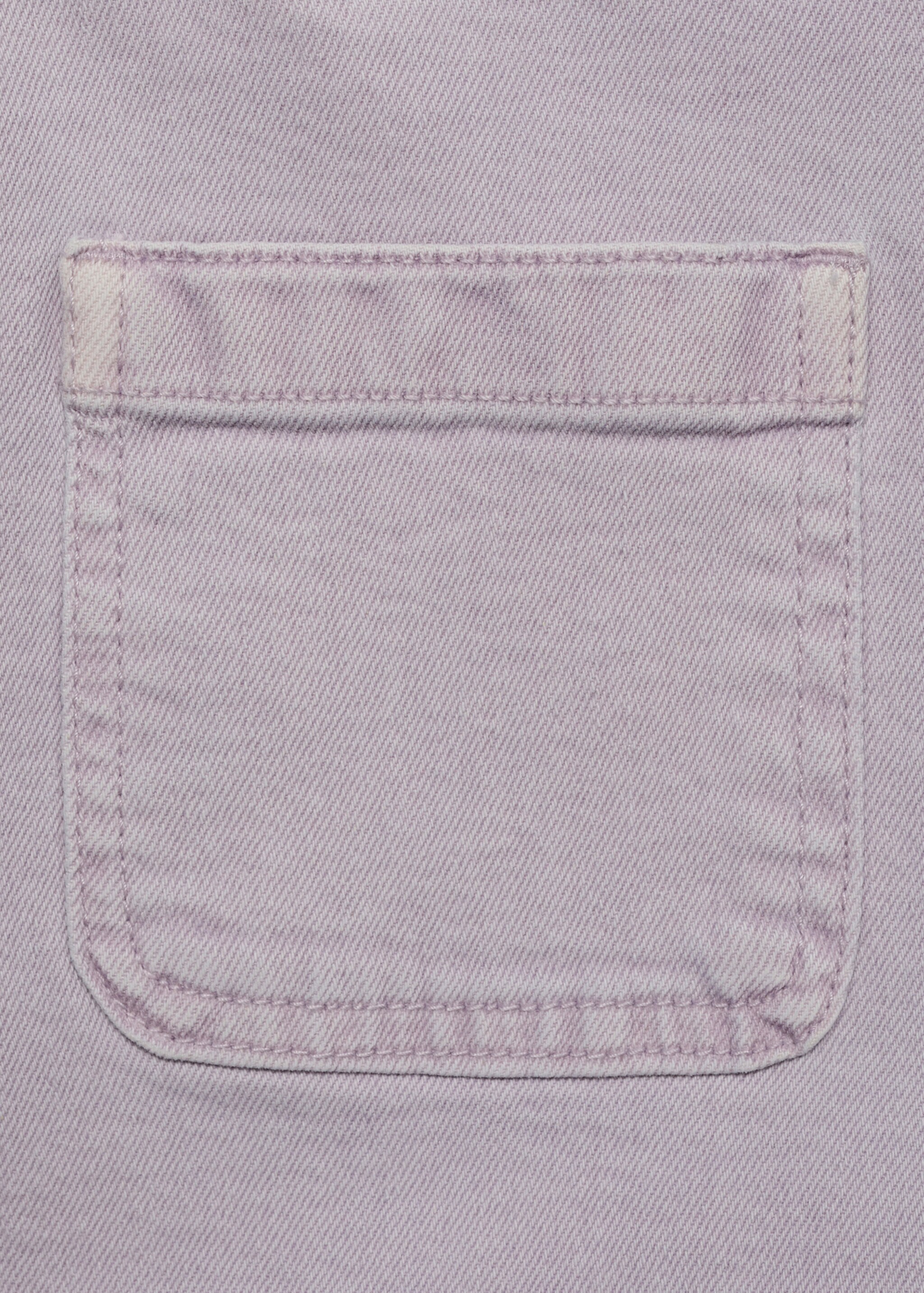 Denim shorts with pockets - Details of the article 0