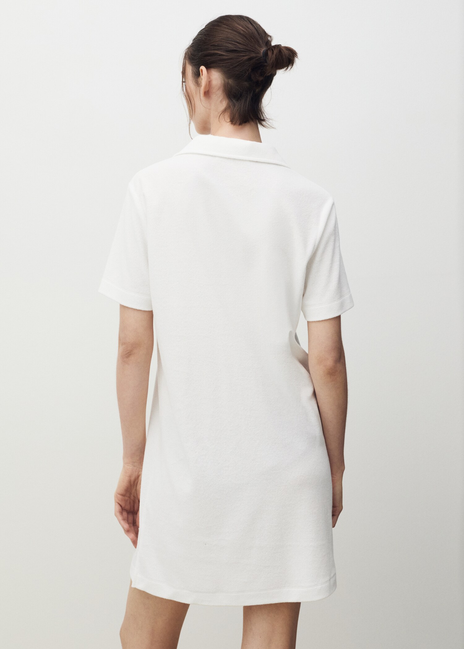 Camisón algodón rizo - Reverso del artículo
