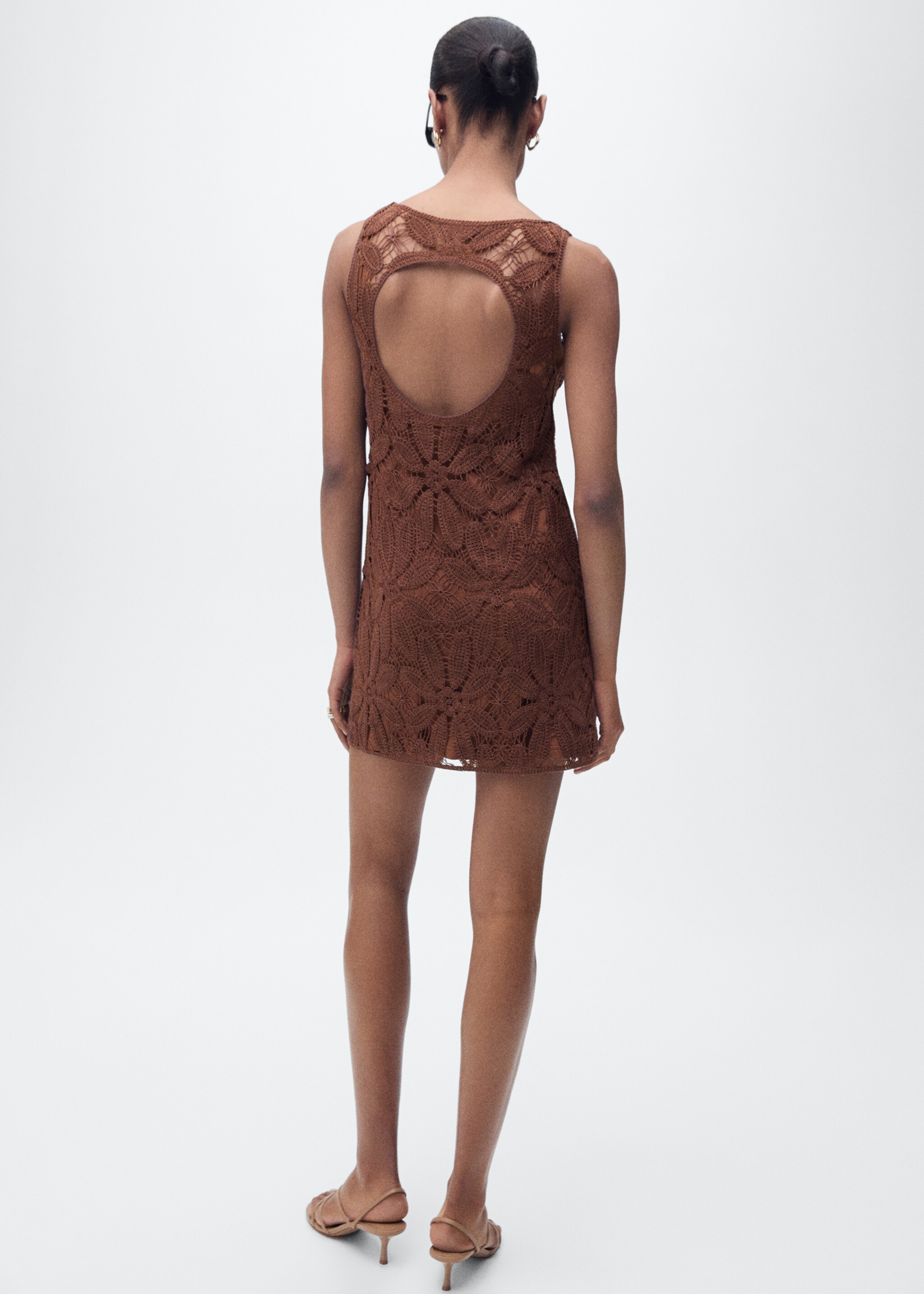 Vestido crochet espalda abierta - Reverso del artículo