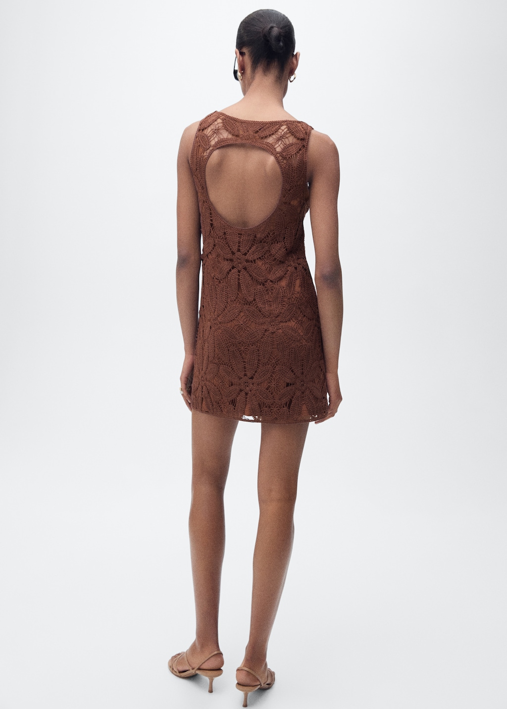 Open back crochet dress