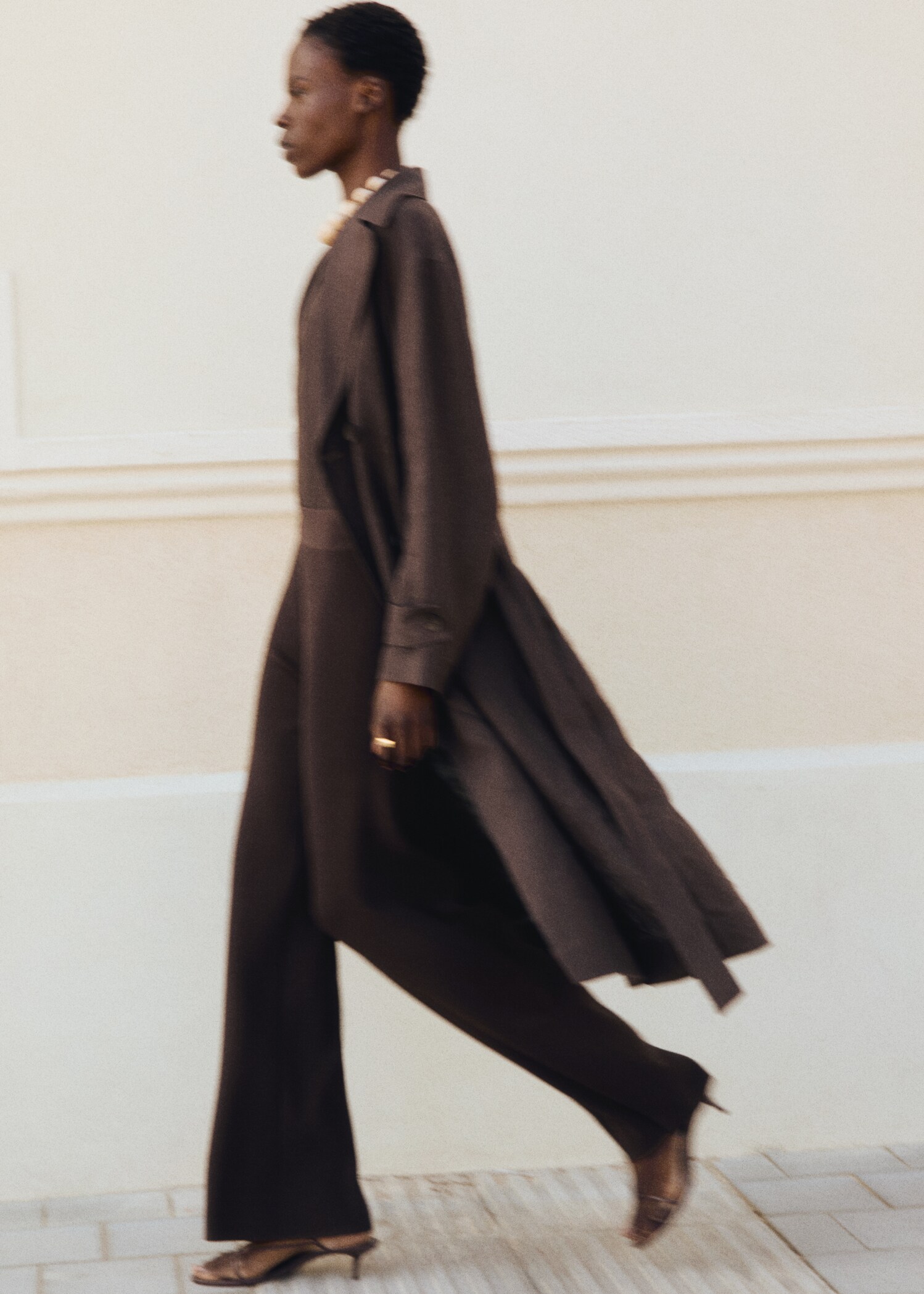Straight knitted pants - Details of the article 7