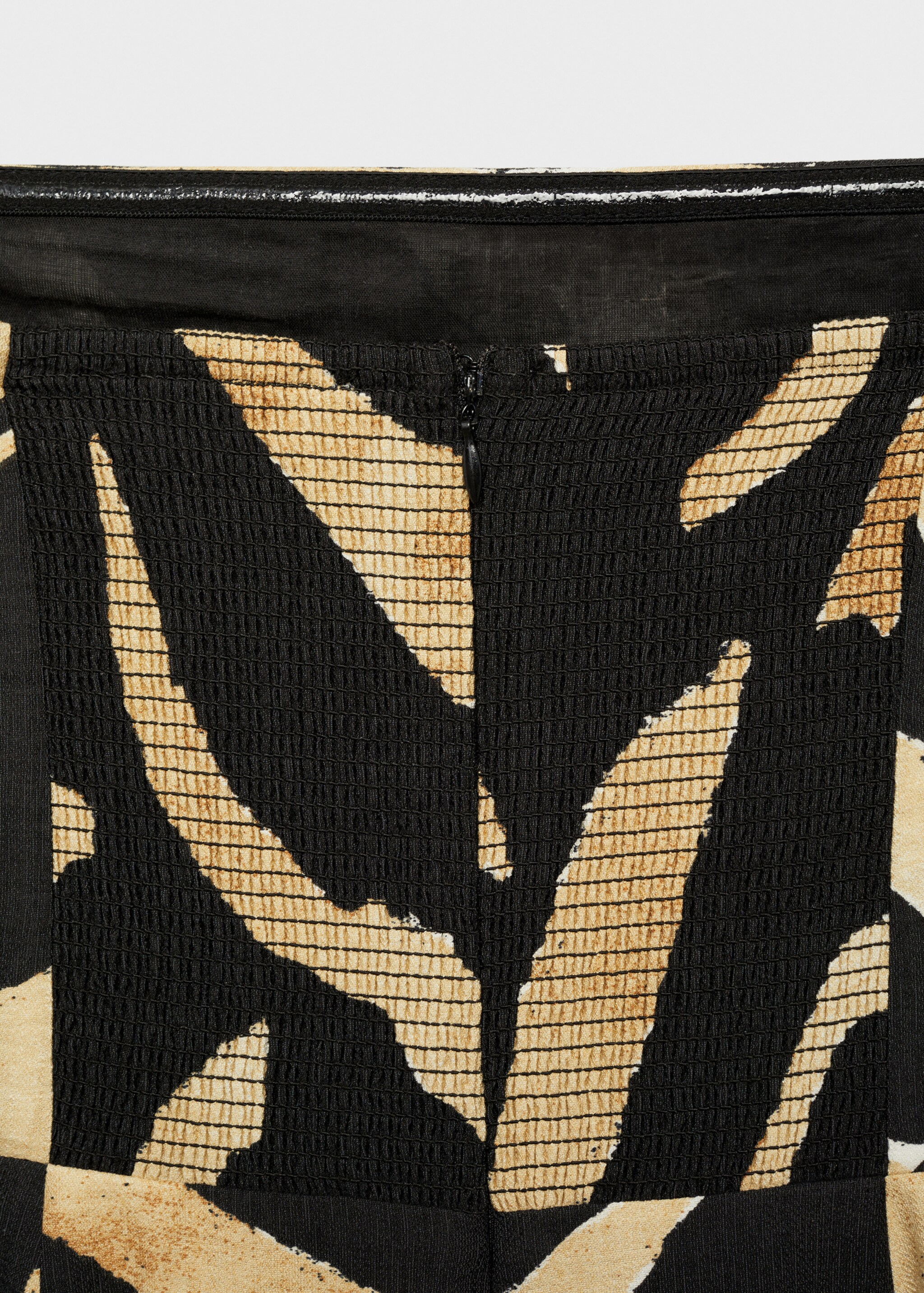 Printed strapless jumpsuit - Details of the article 0