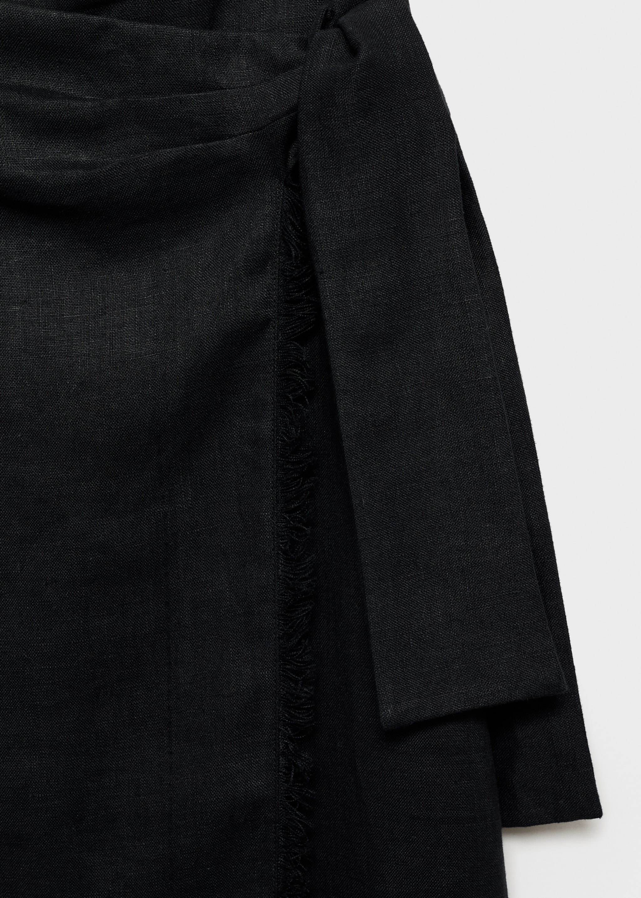 Linen sarong skirt - Details of the article 8