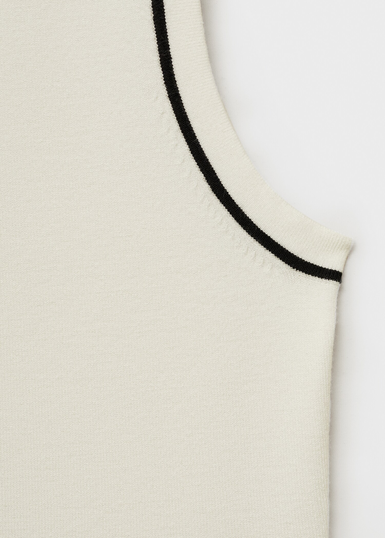 Top punto cuello polo ribetes contraste - Detalle del artículo 0