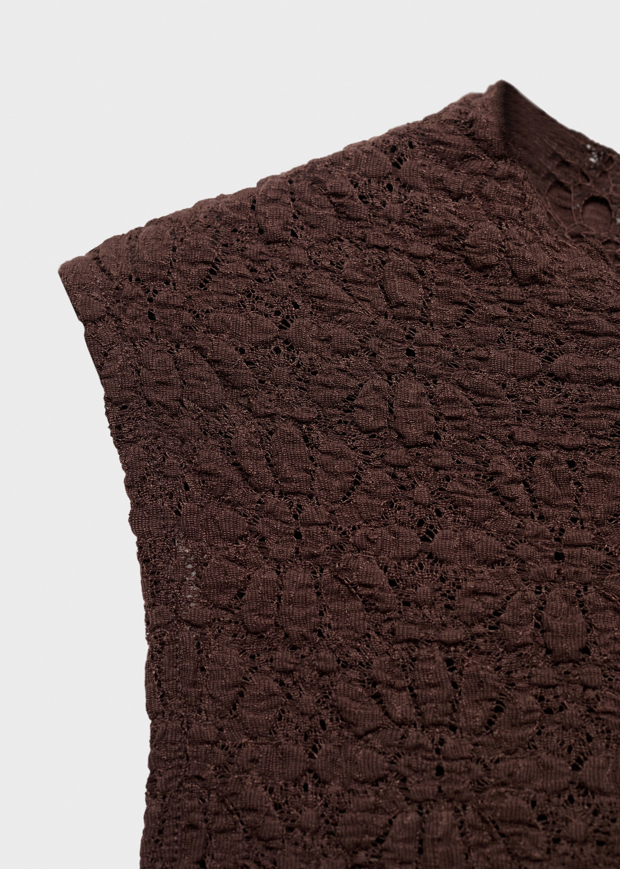 Vestido textura cuello perkins - Detalle del artículo 8