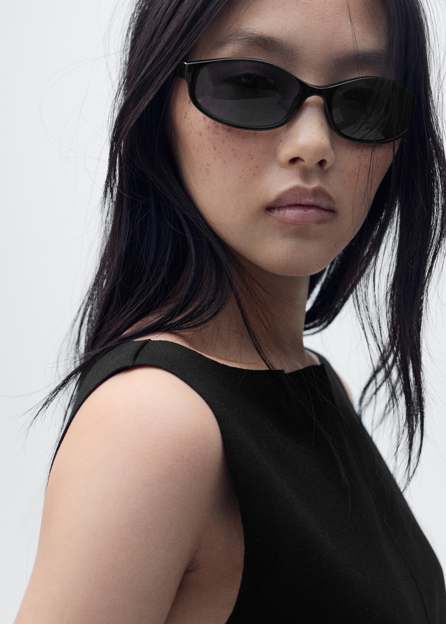 Maglietta A Maniche Lunghe Elasticizzata Nero | - GAP Italia - Foto 2