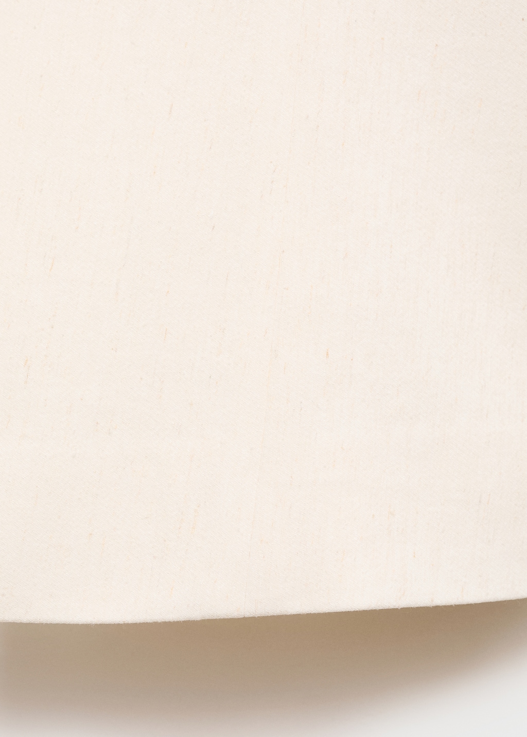 Linen-blend top with bow