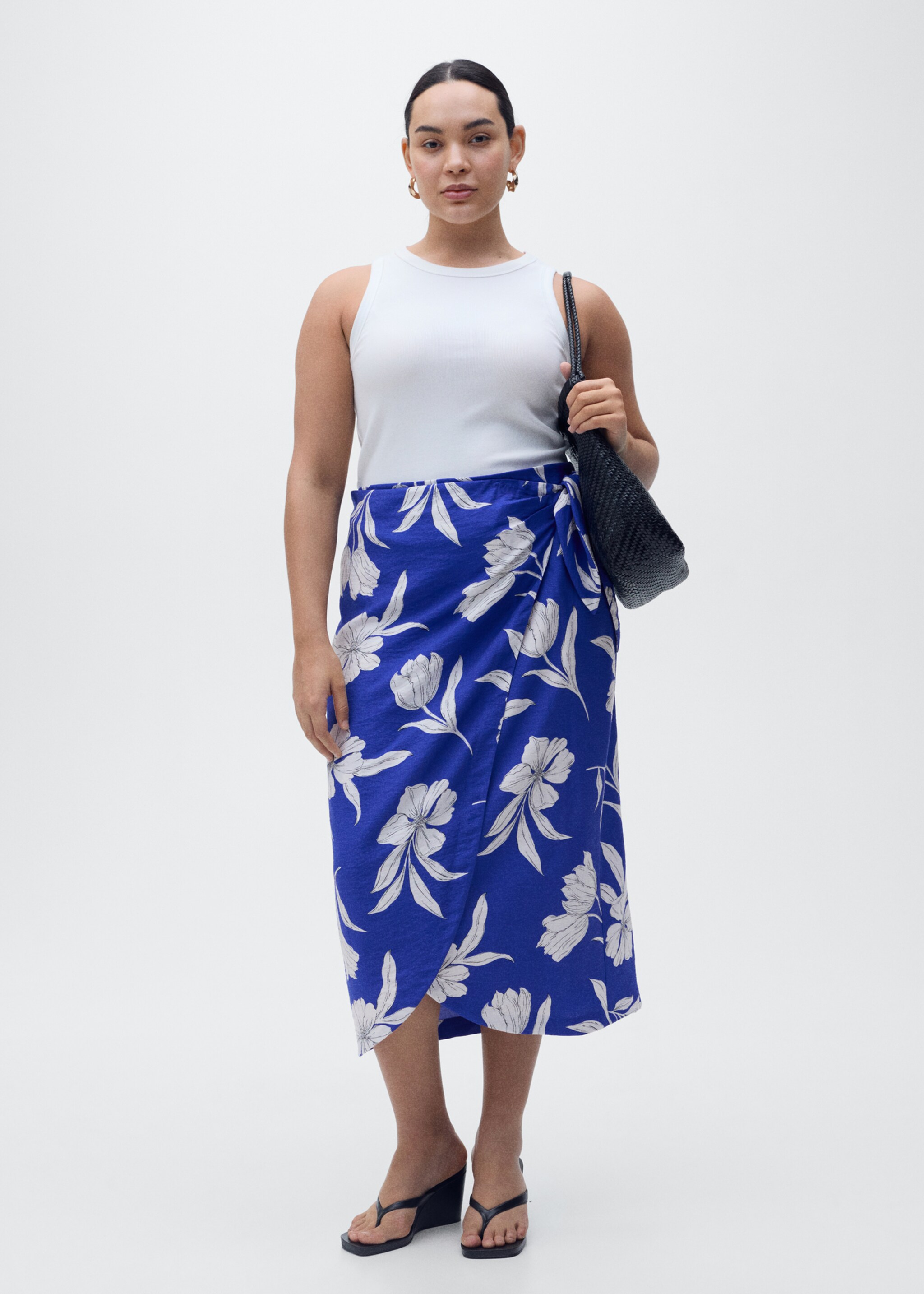 Floral sarong skirt - Details of the article 3