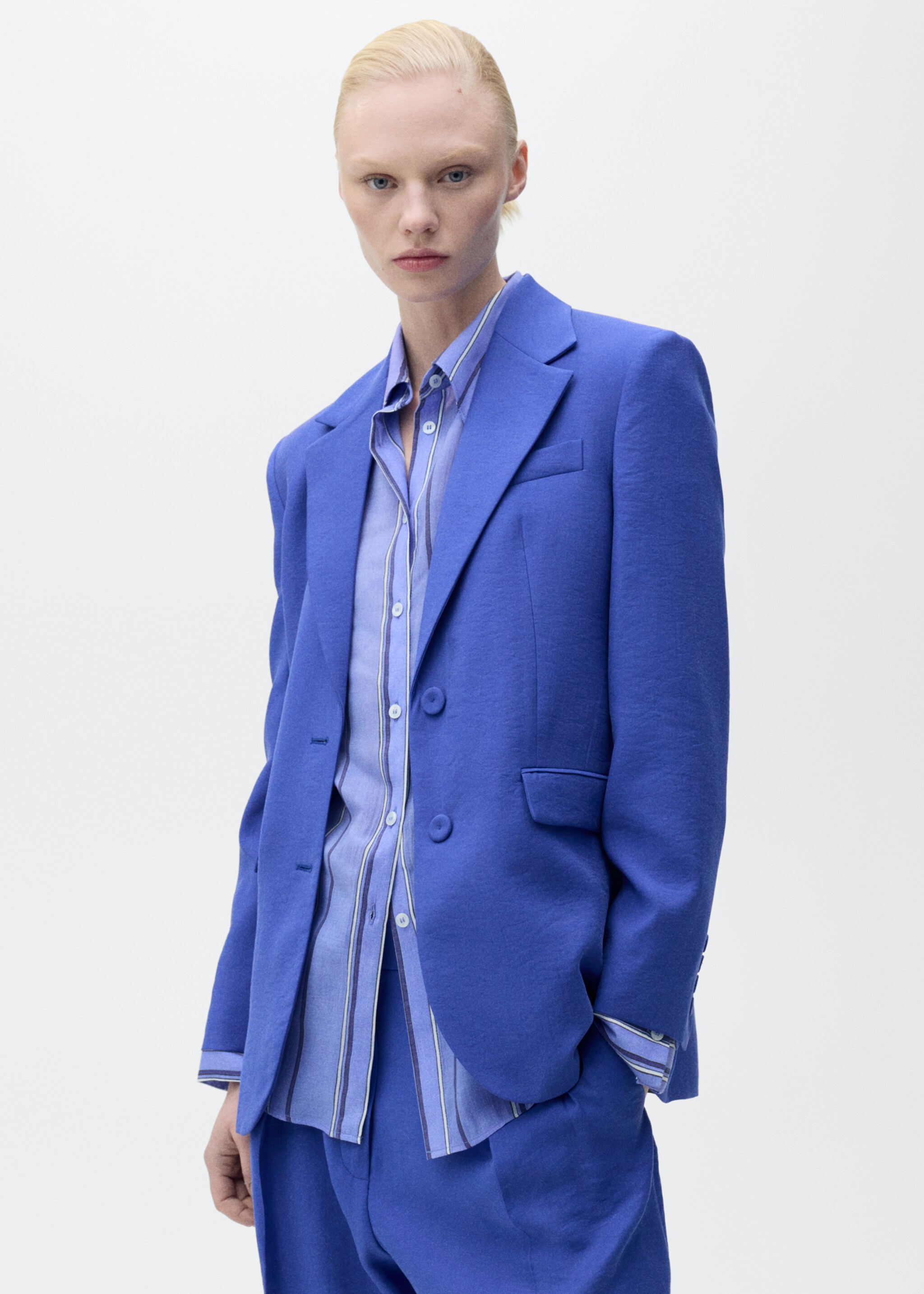 Structured suit jacket - Medium plane