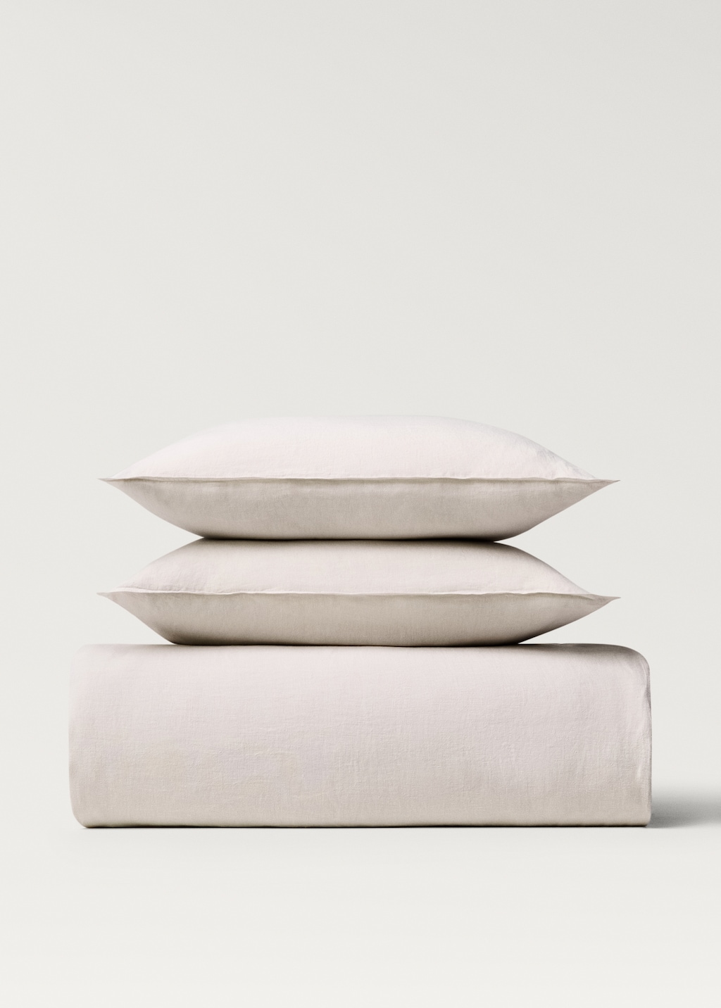 Washed linen duvet cover for 150/160 cm bed