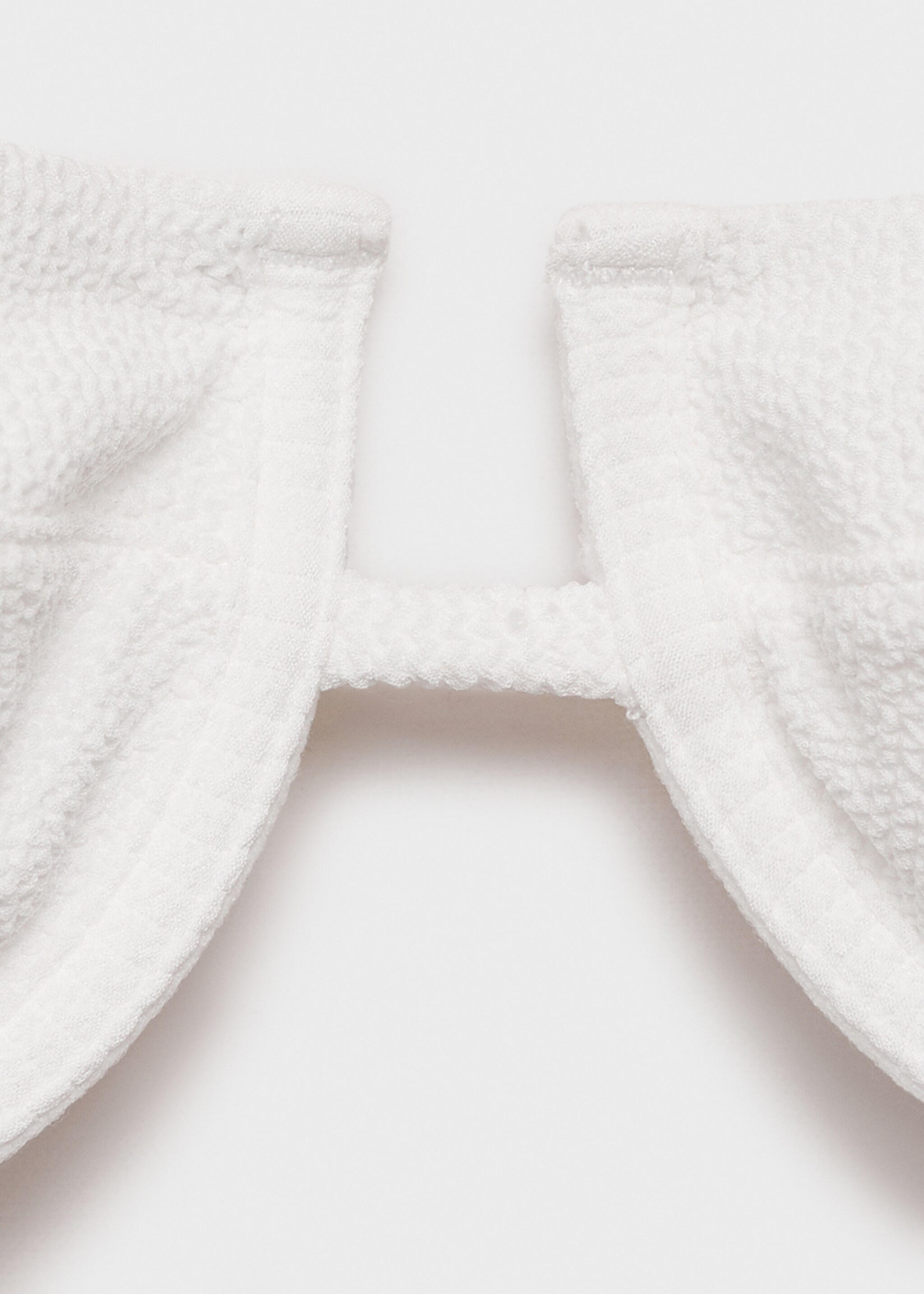 Textured underwired bikini top - Details of the article 8