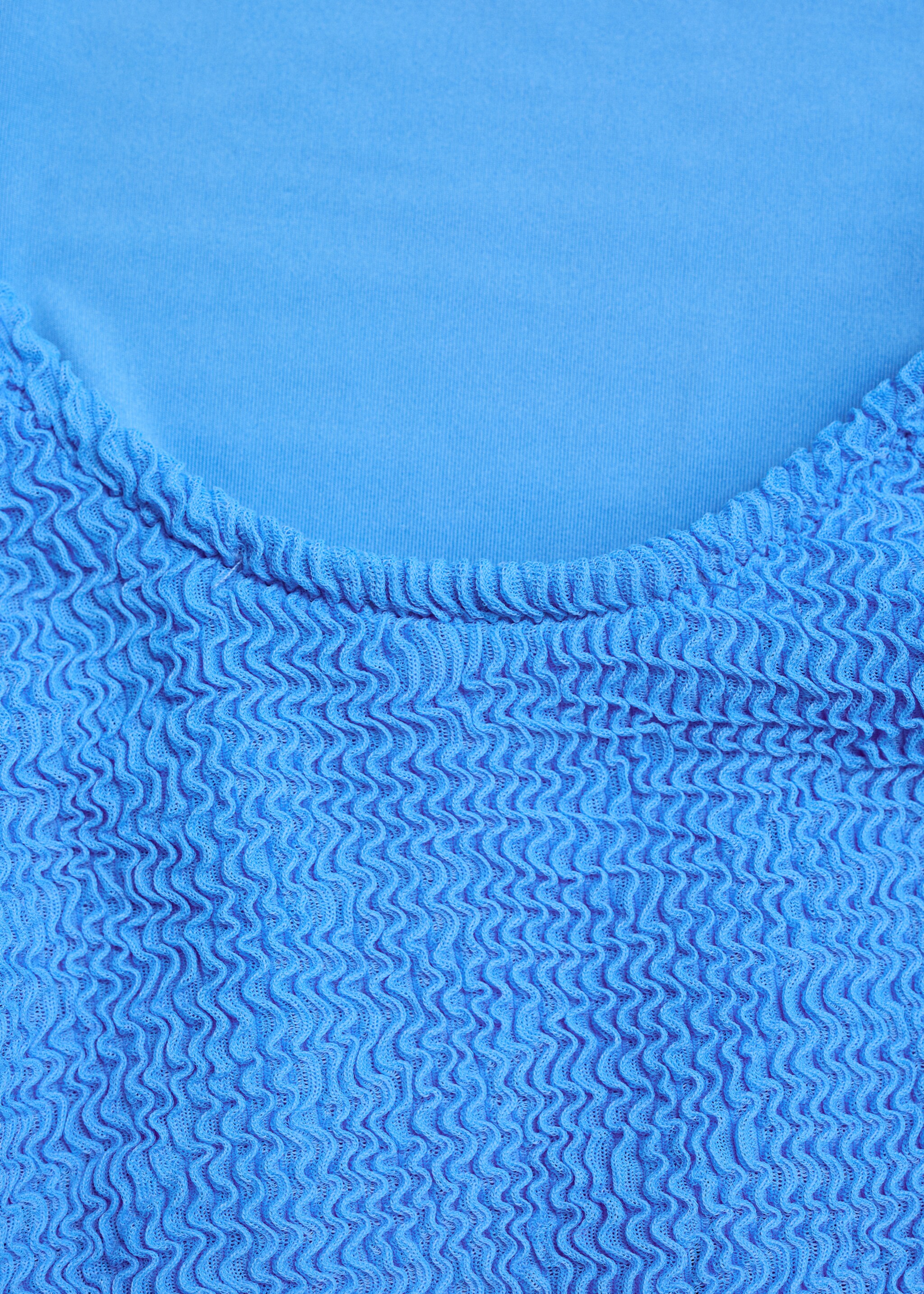 Textured swimsuit with straps - Details of the article 0