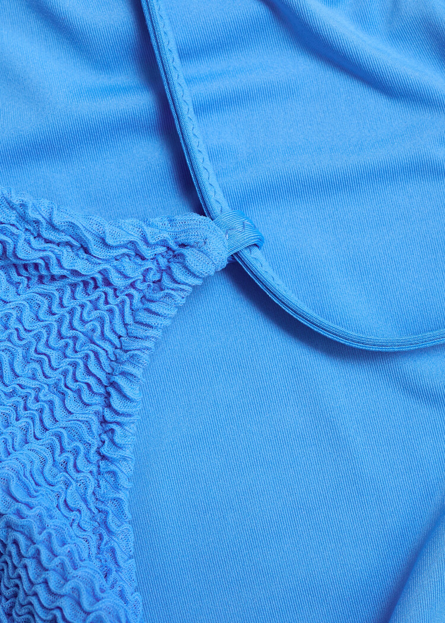 Textured swimsuit with straps - Details of the article 8