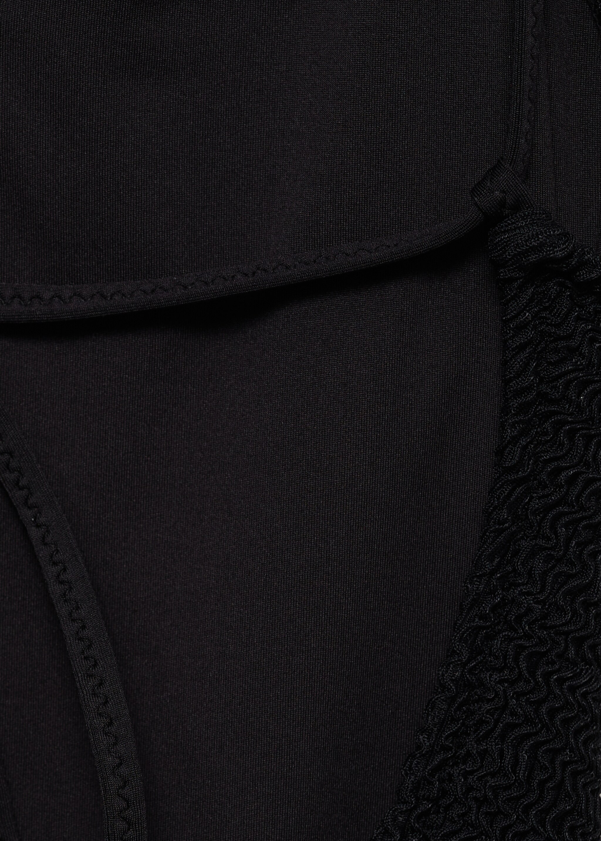 Textured swimsuit with straps - Details of the article 0