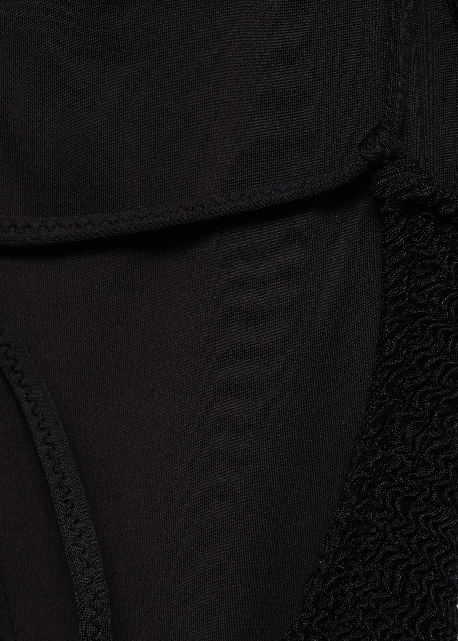 Textured swimsuit with straps - Details of the article 0