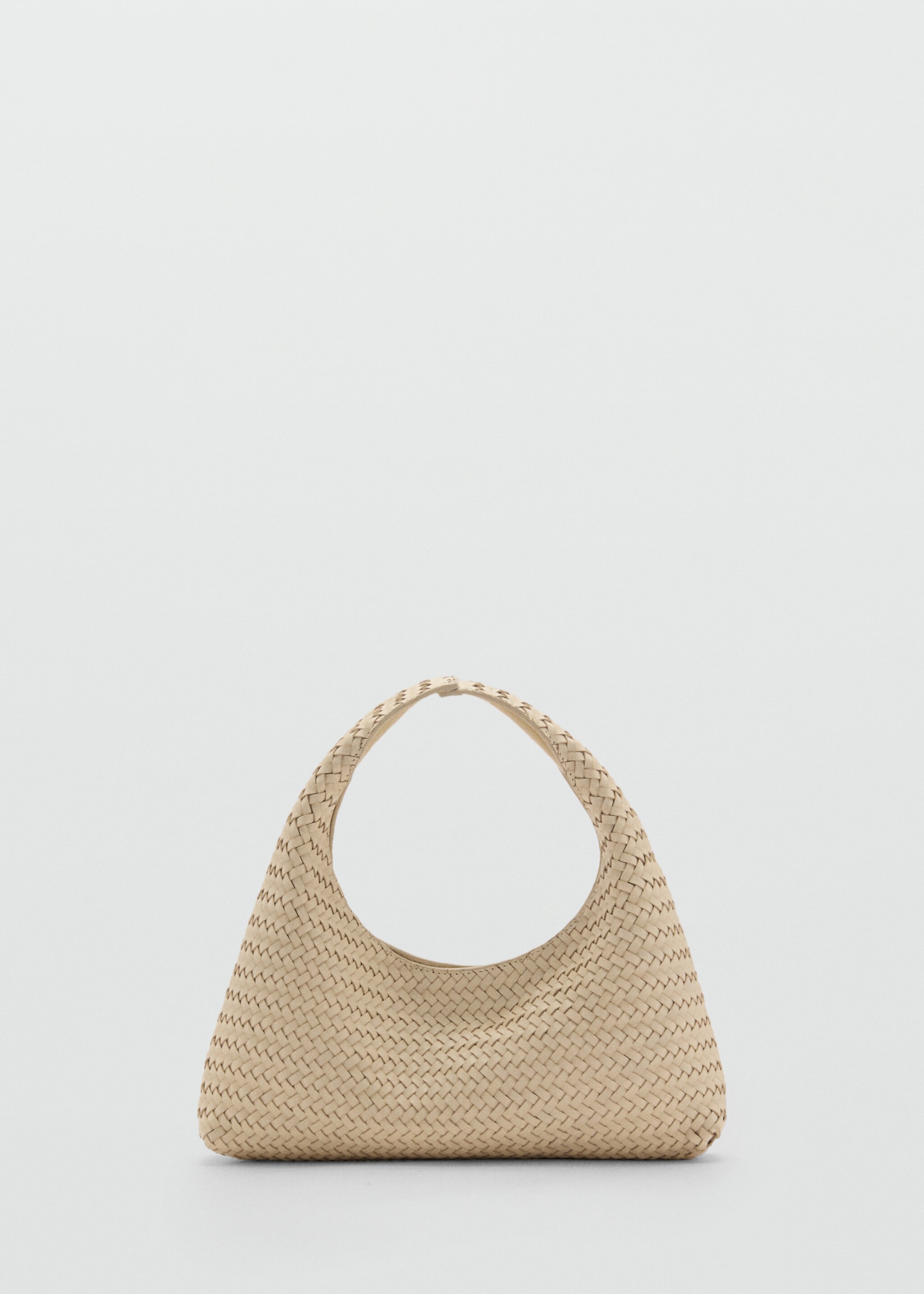 Braided leather handbag - Article without model