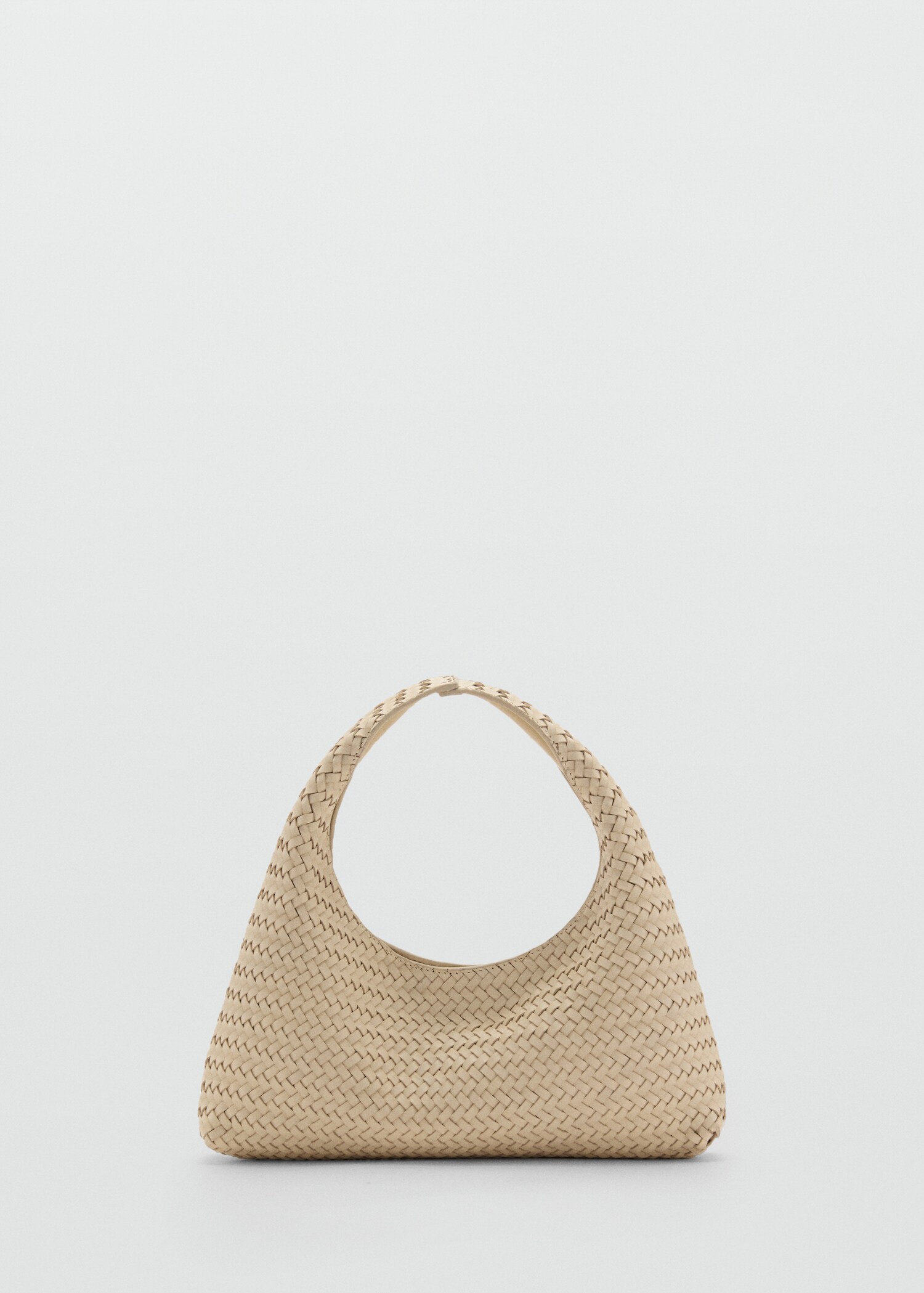 Braided leather handbag - Article without model