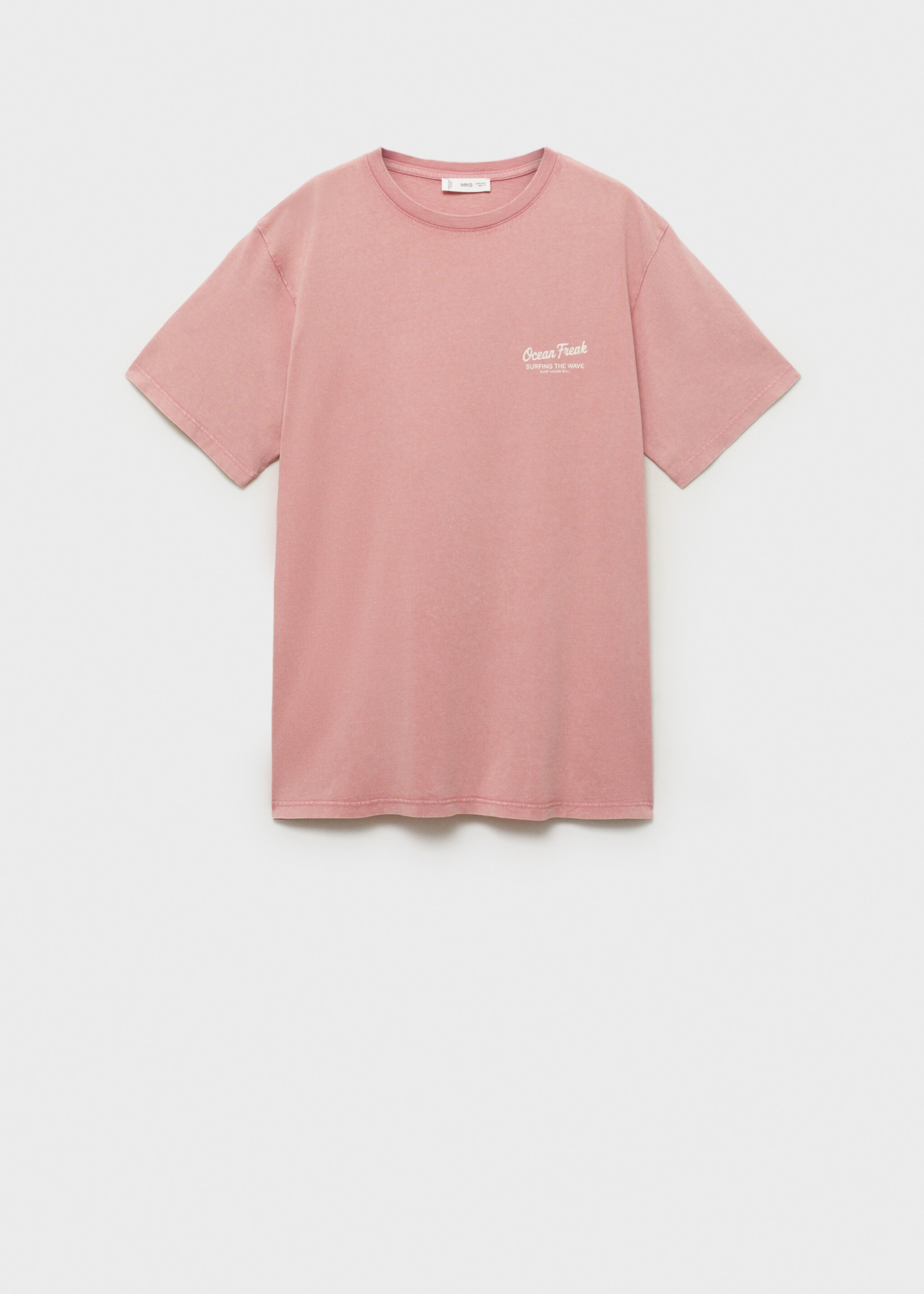 Bedrukt T-shirt met korte mouwen - Artikel zonder model