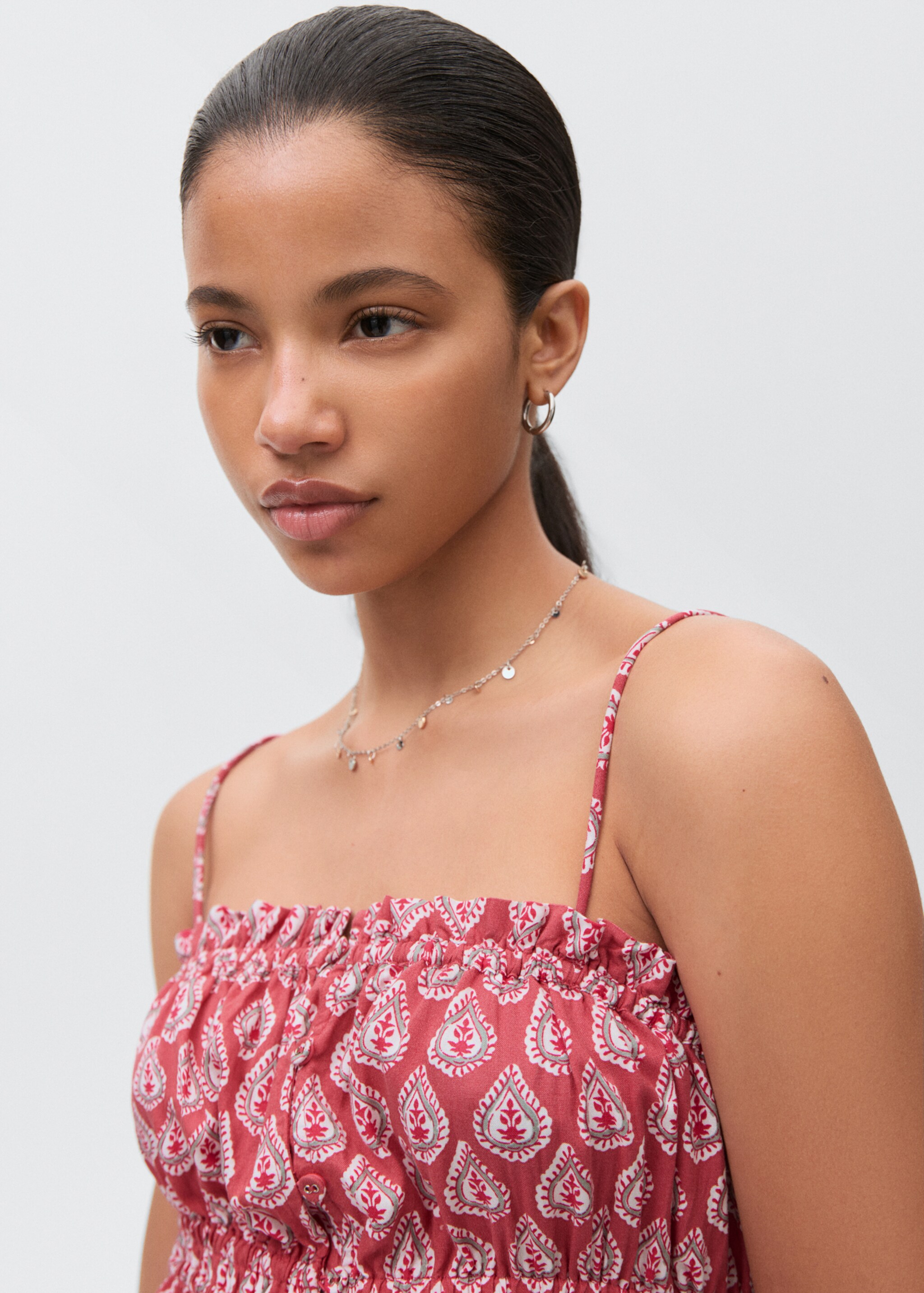 Printed strap top - Details of the article 1