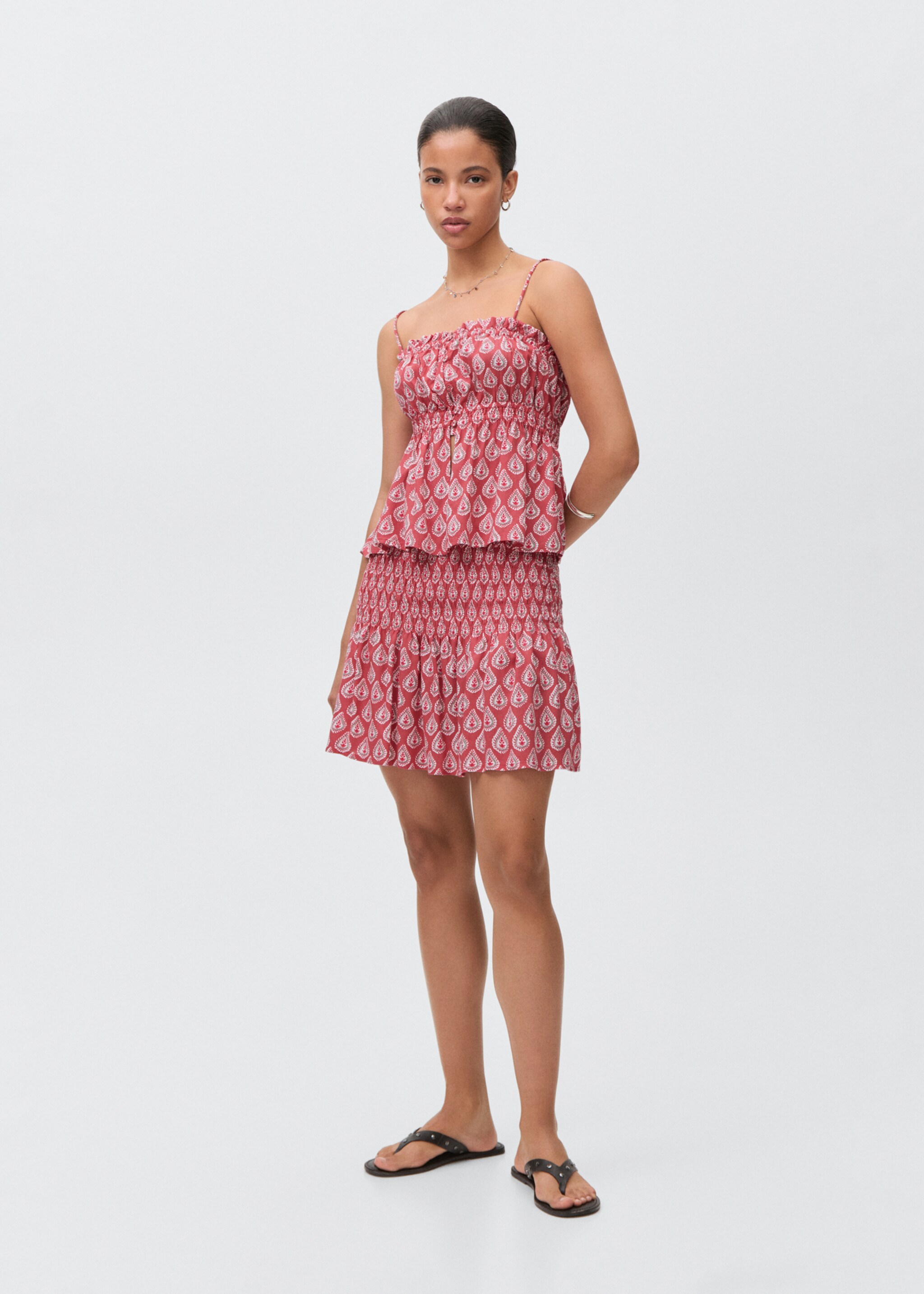 Printed strap top - Details of the article 4