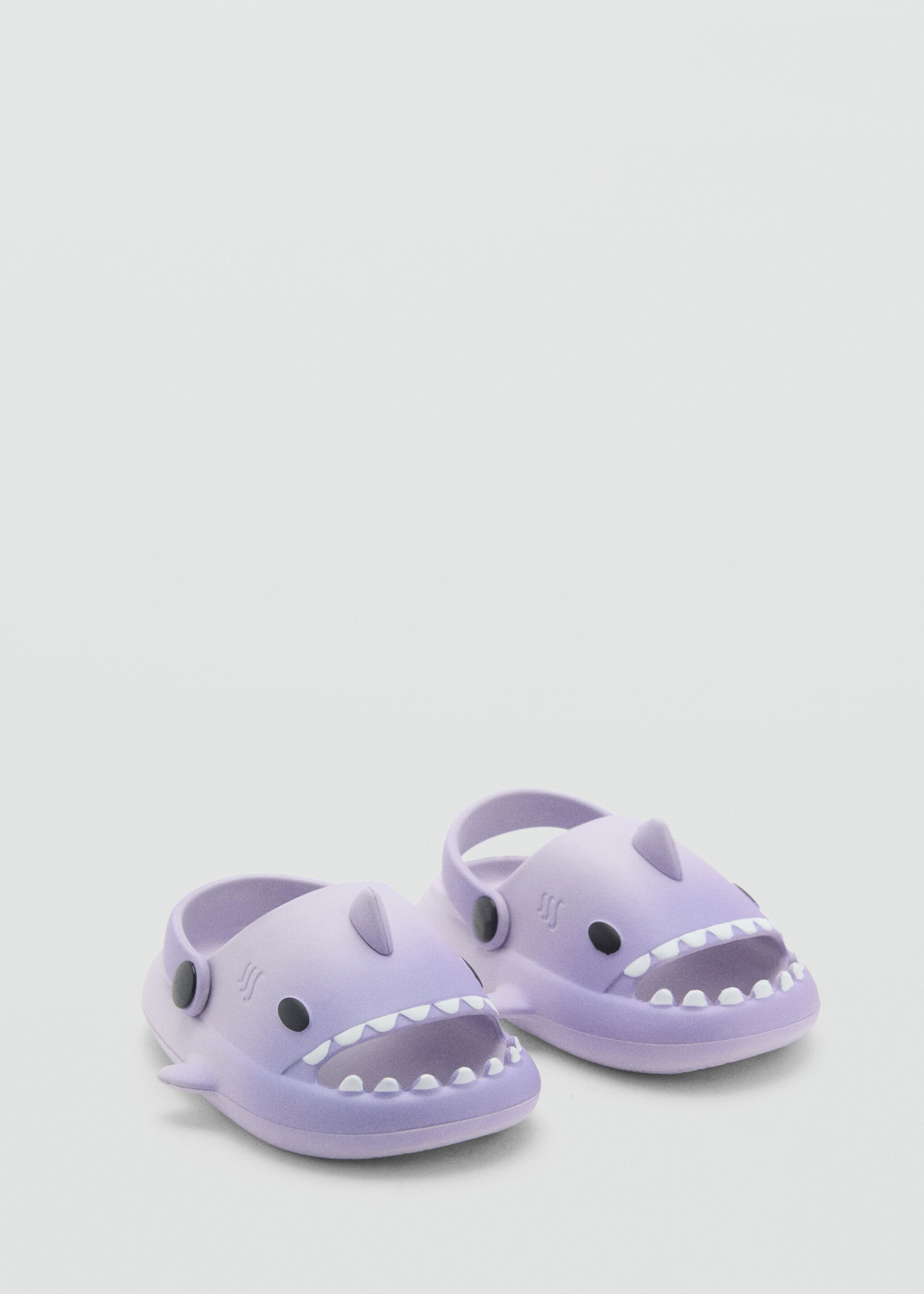 Shark-design flip-flops - Medium plane