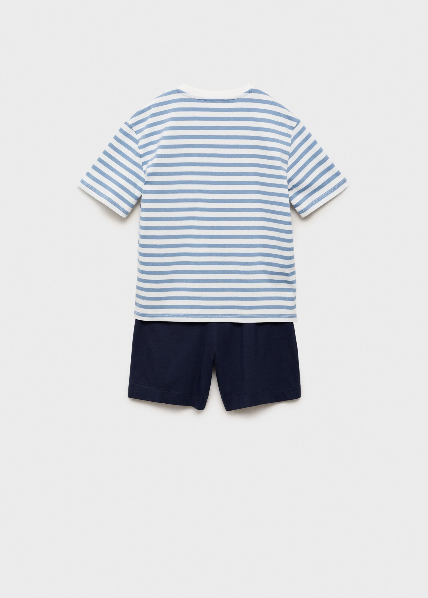 Kort randig pyjamas - Artikelns baksida