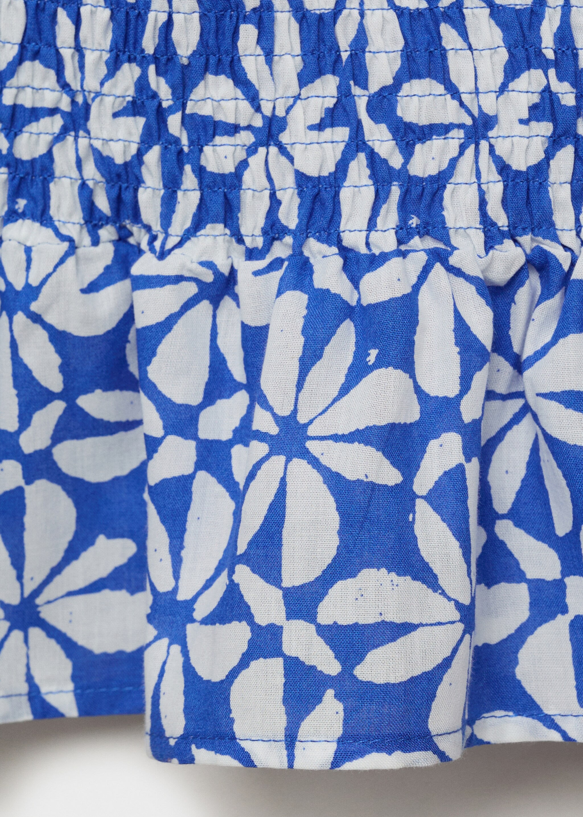 Printed pleated skirt - Details of the article 0