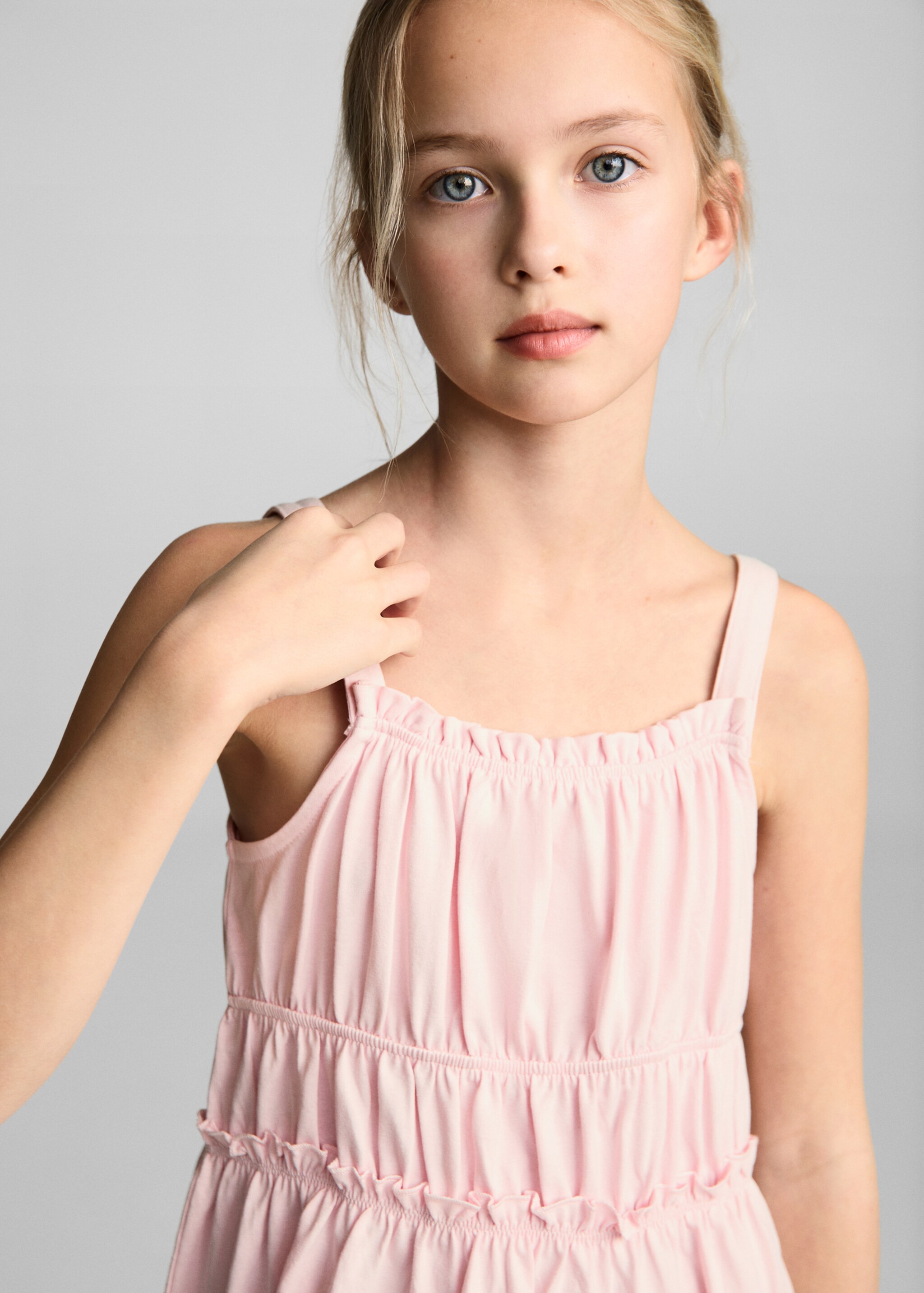 Ruched straps dress - Details of the article 1