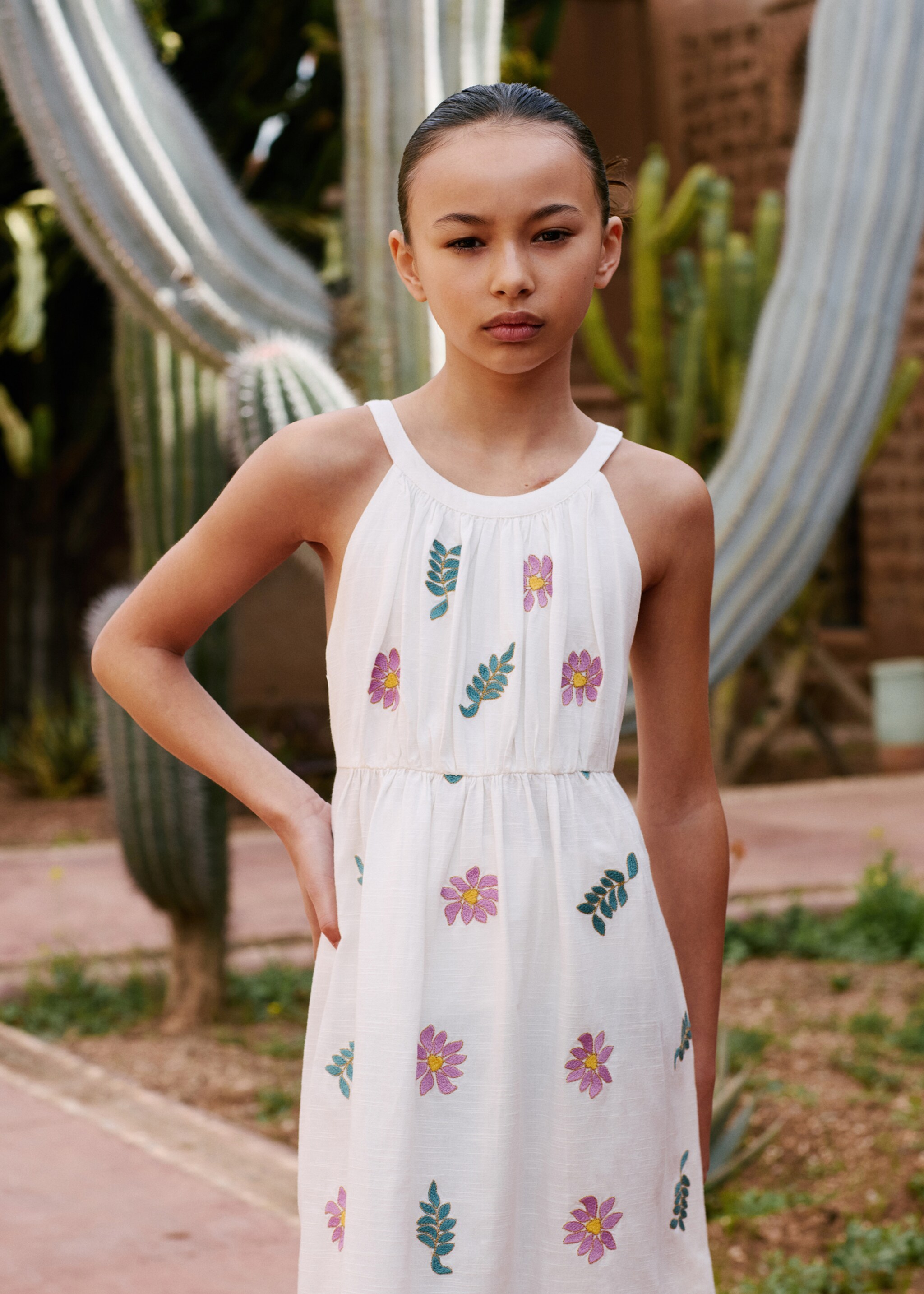 Vestido bordado floral - Detalle del artículo 5