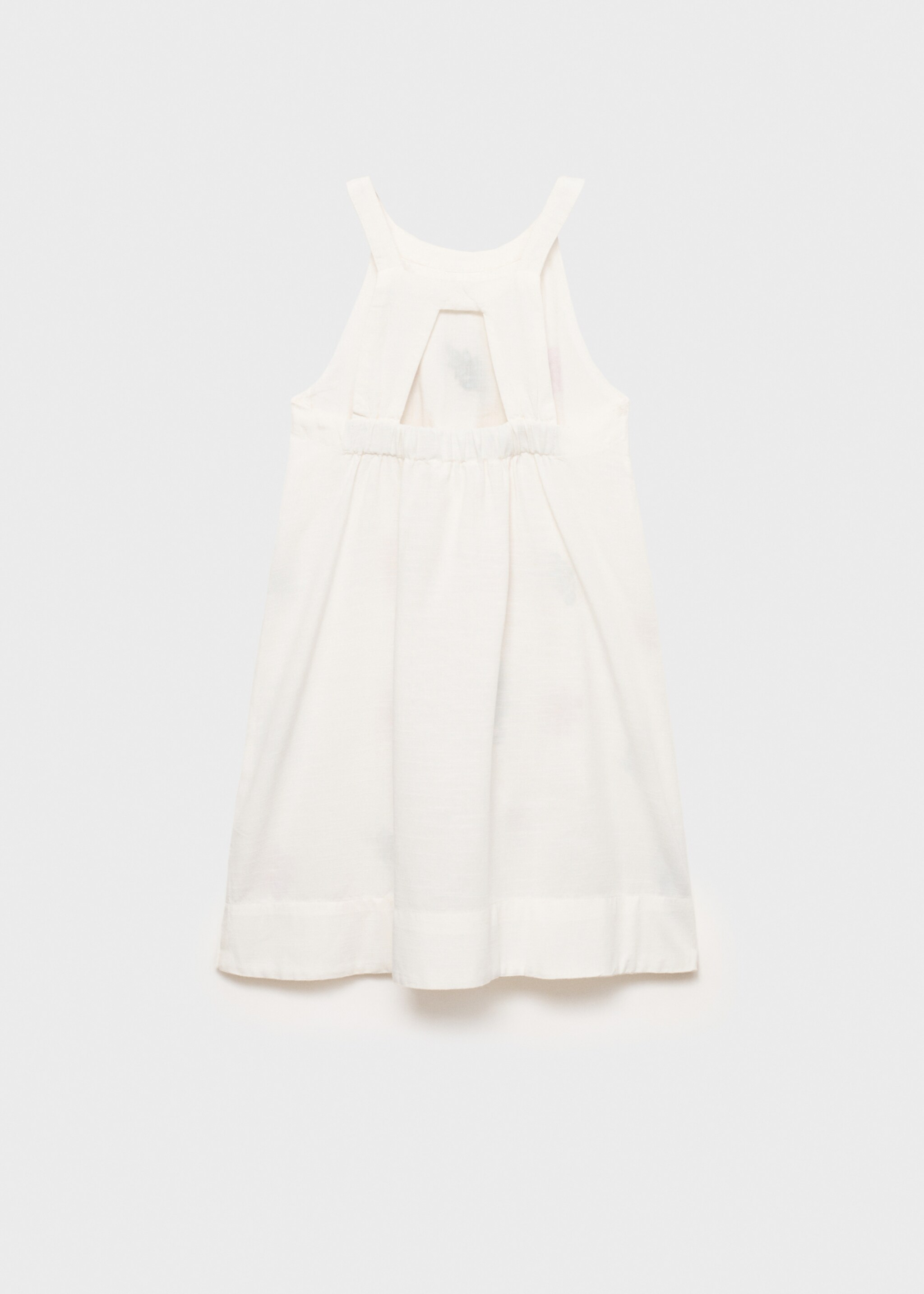 Vestido bordado floral - Reverso del artículo