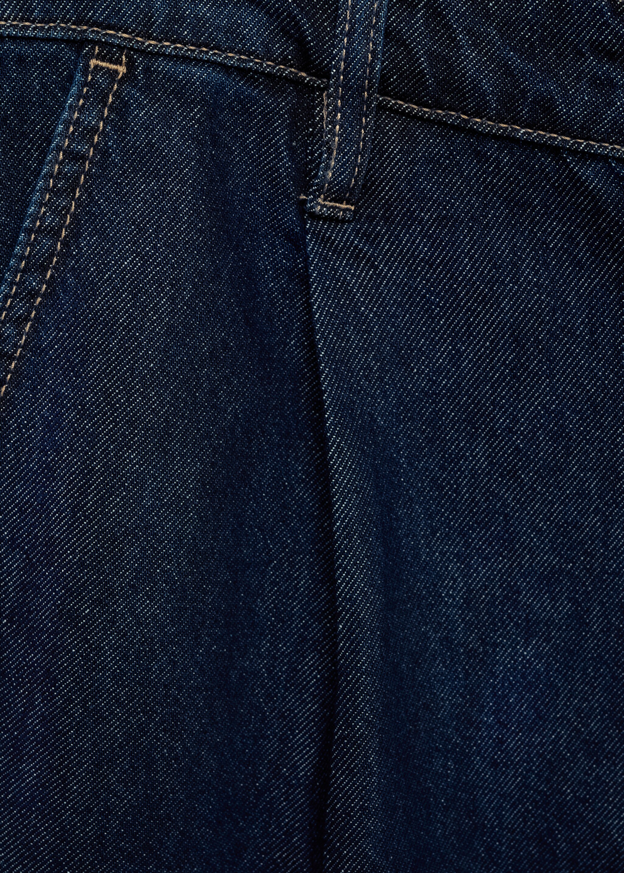 Bermuda en jean pinces rinse wash - Détail de l'article 0