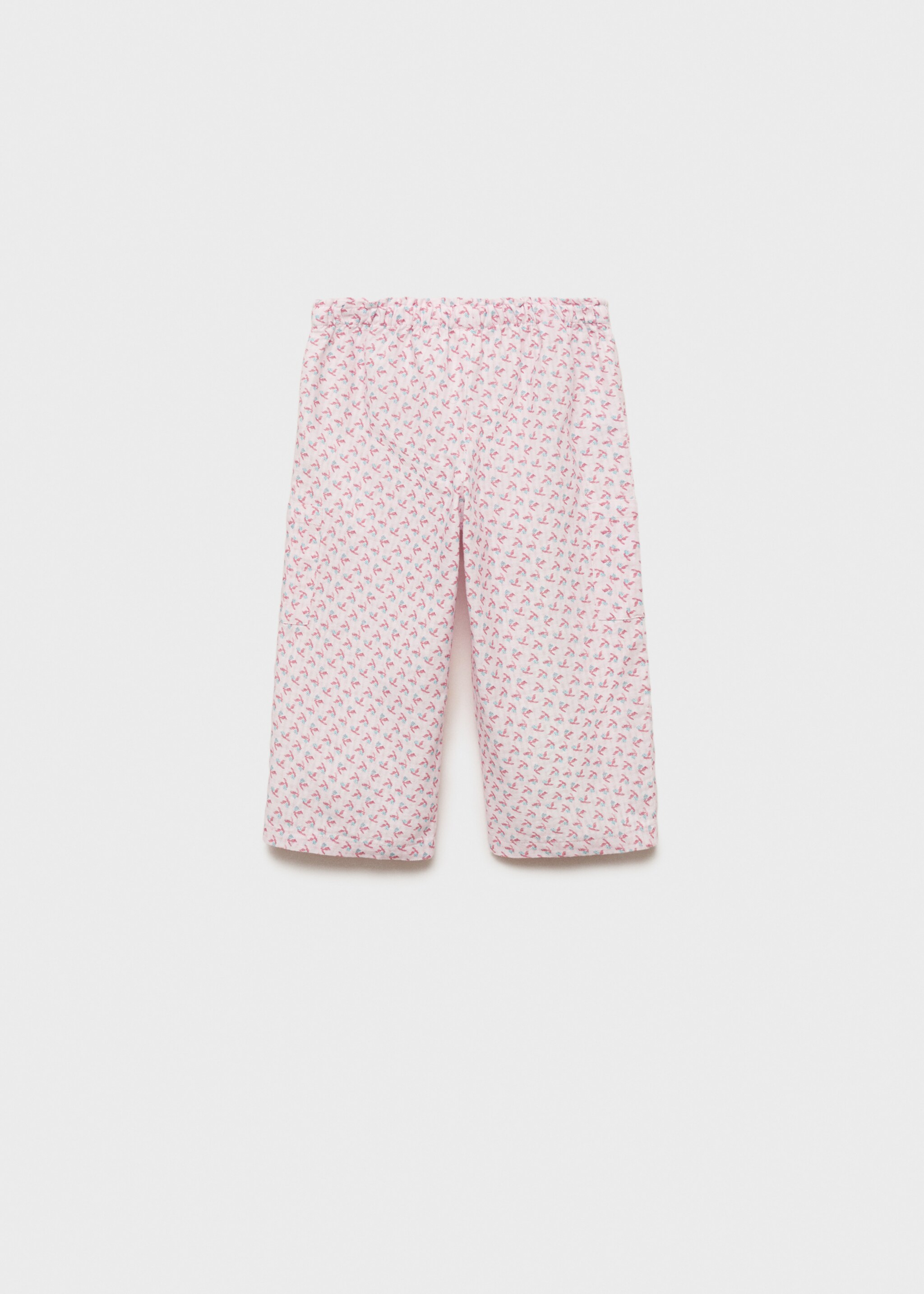 Pantalón recto estampado - Reverso del artículo