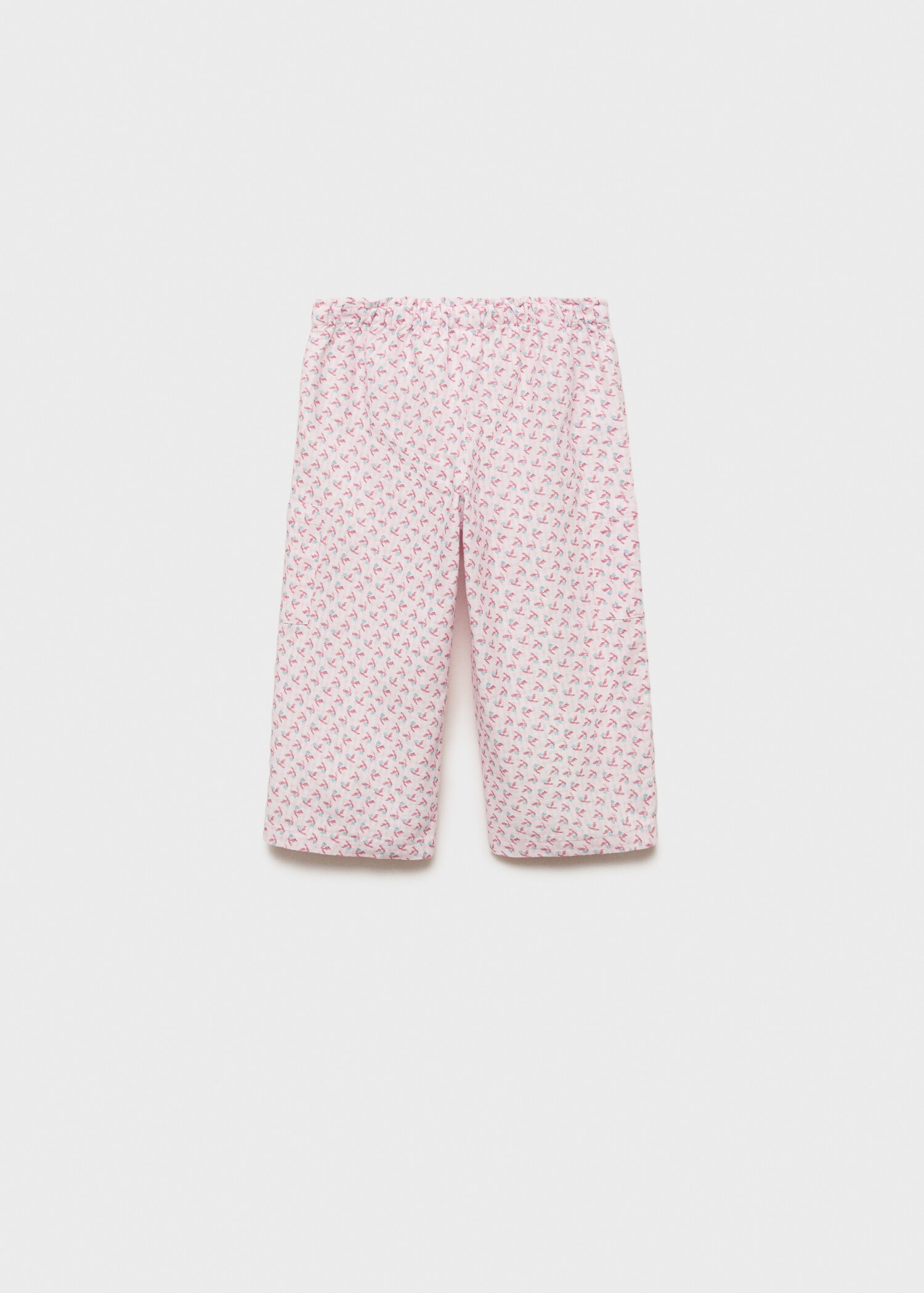 Pantalón recto estampado - Reverso del artículo