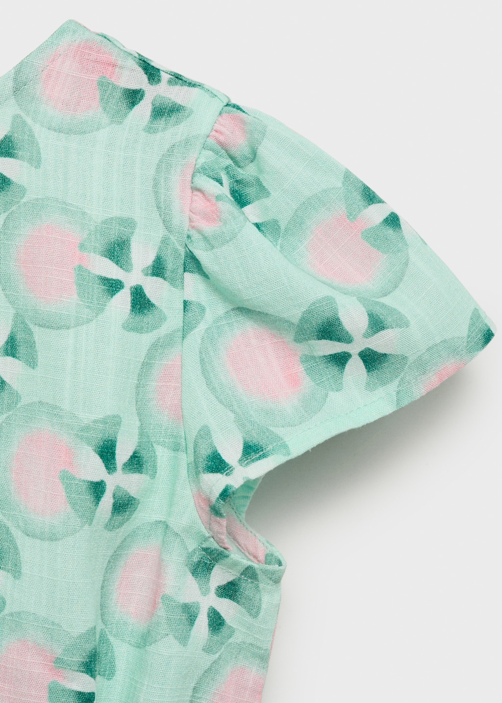 Printed short jumpsuit